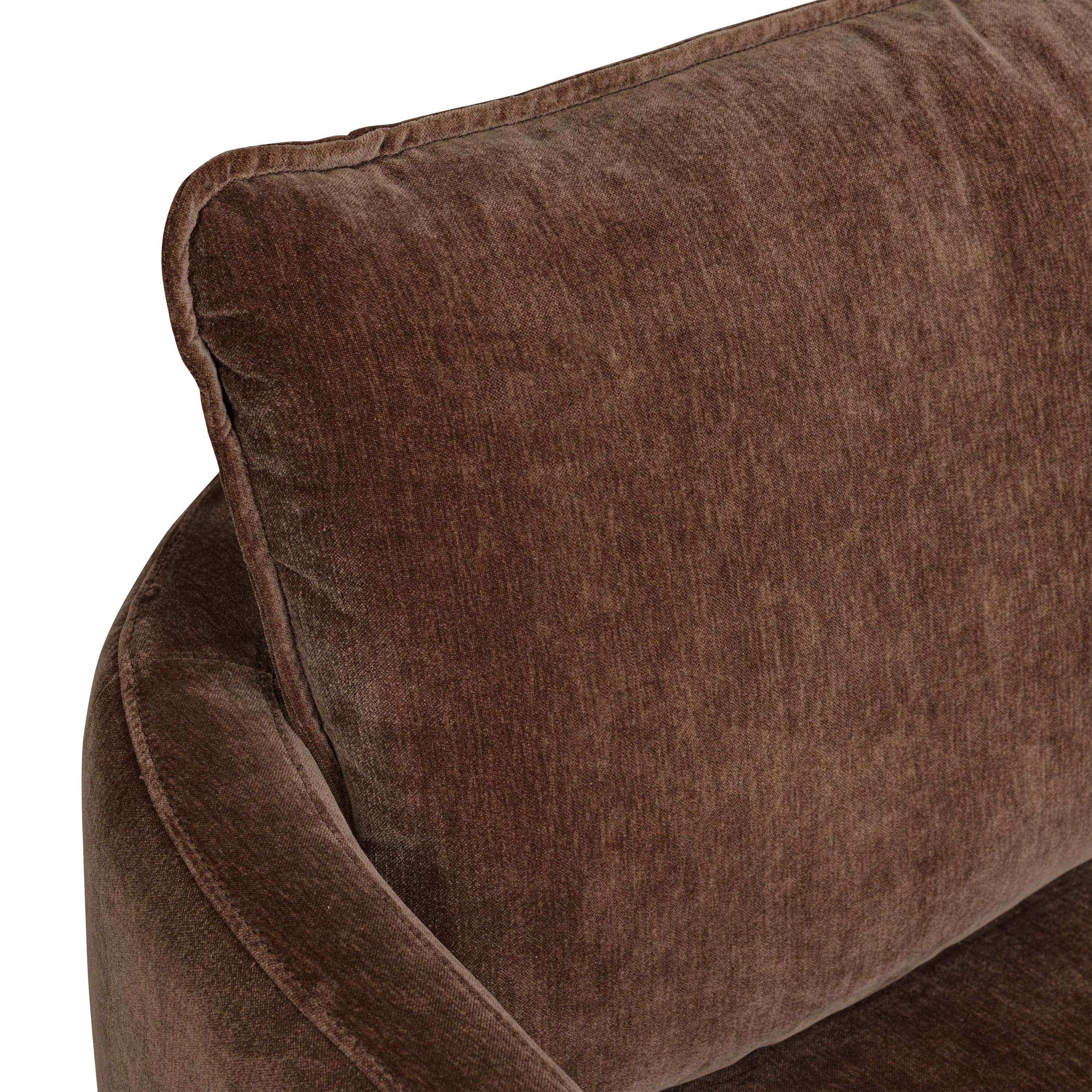 Carla Swivel Lounge Chair | Bronzer Brown - Image 9