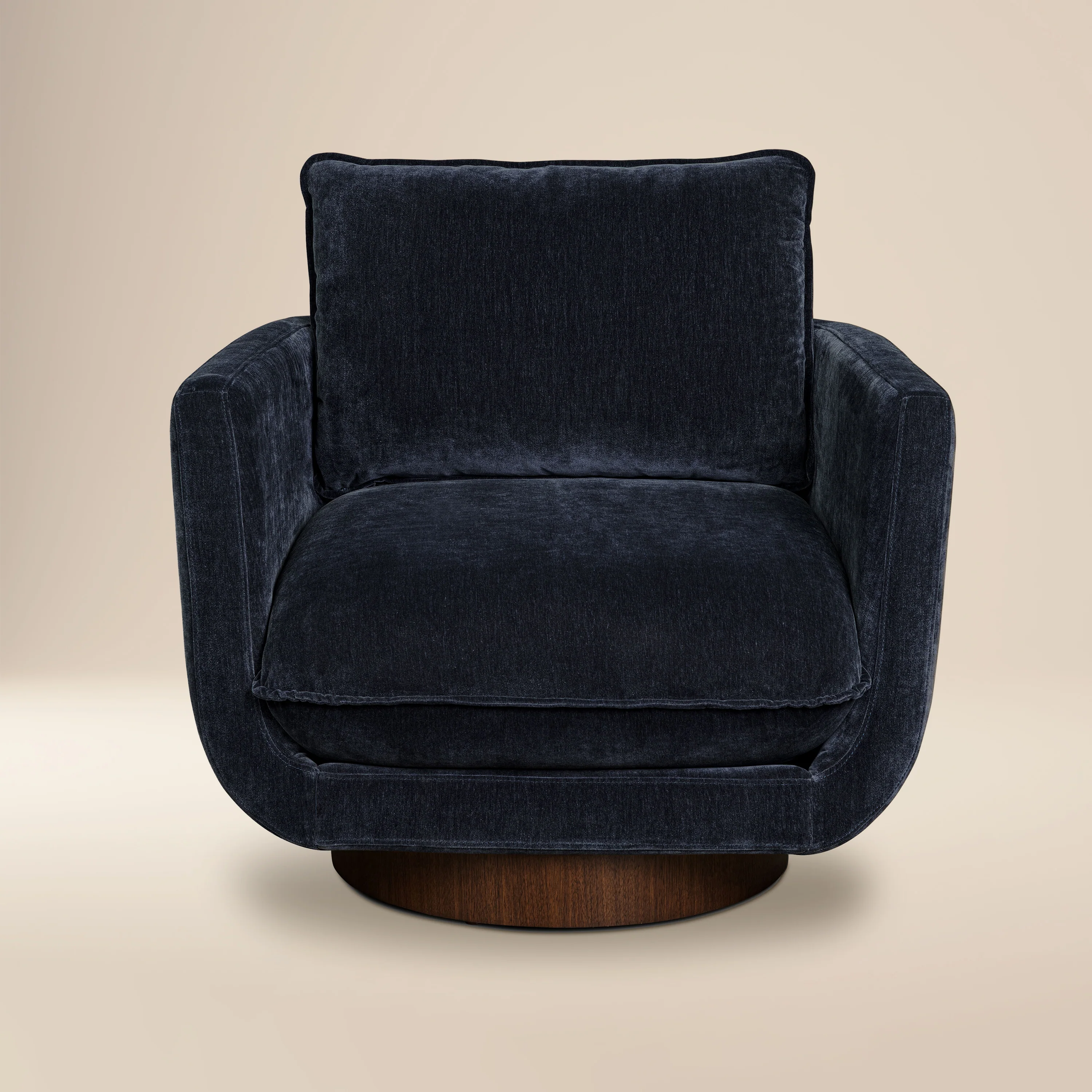 Carla Swivel Lounge Chair | Mystic Blue