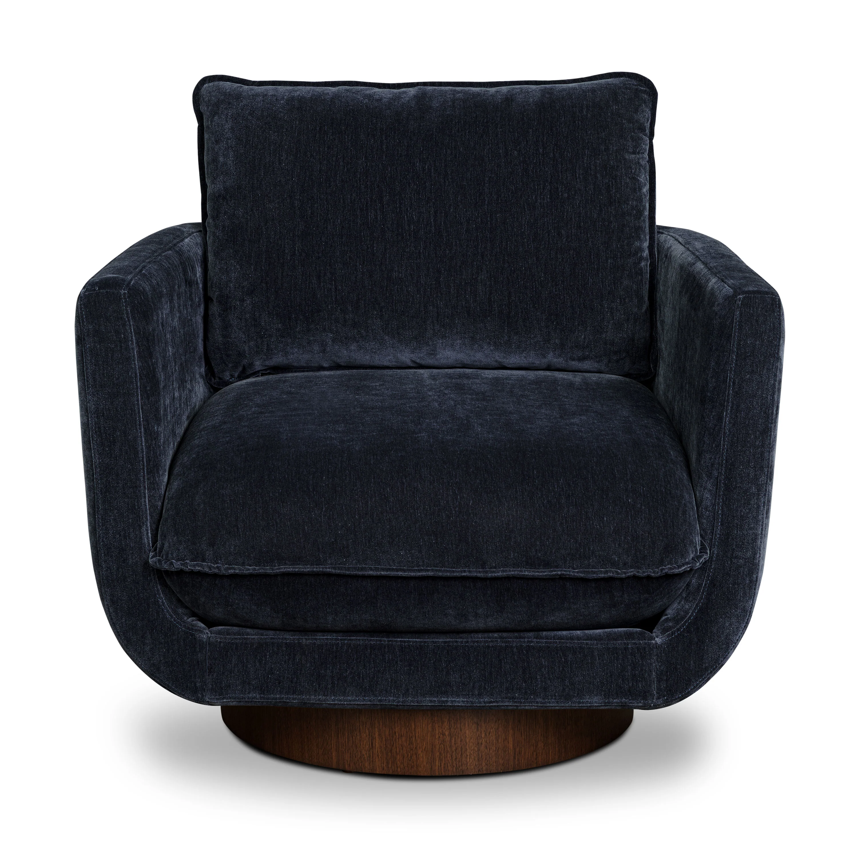 Carla Swivel Lounge Chair | Mystic Blue - Image 2