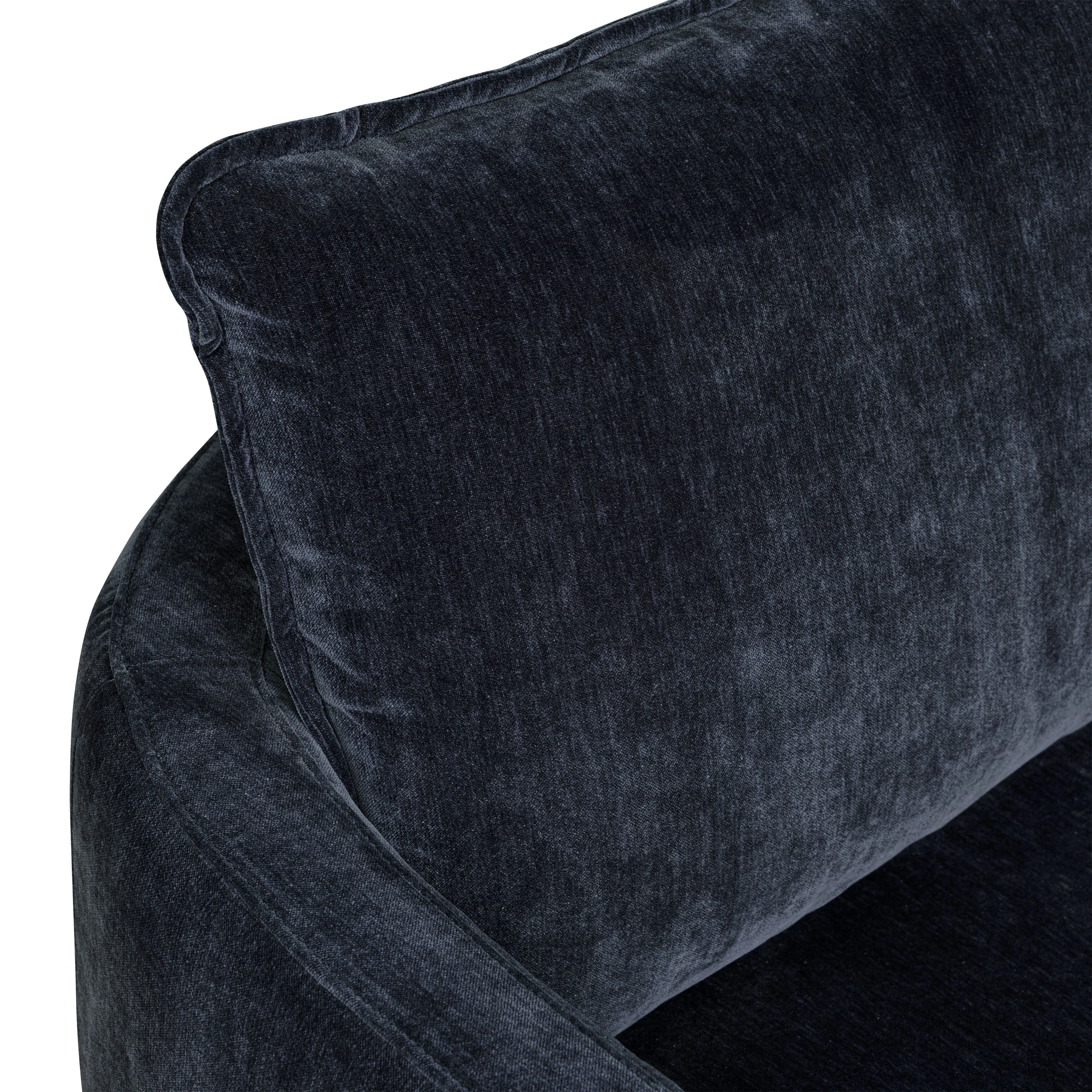 Carla Swivel Lounge Chair | Mystic Blue - Image 7