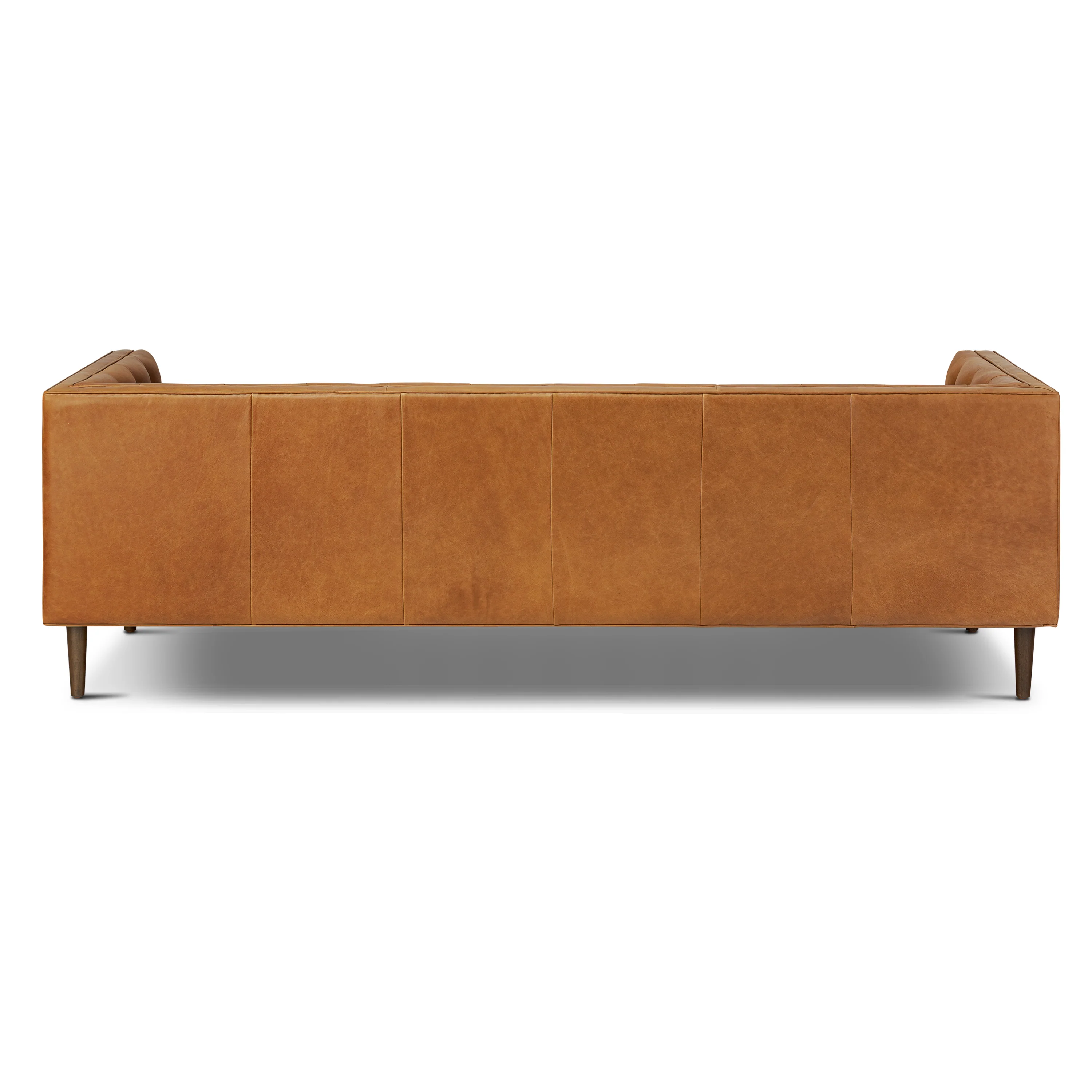 Castel 88.5" Leather Sofa | Saddle Tan - Image 6