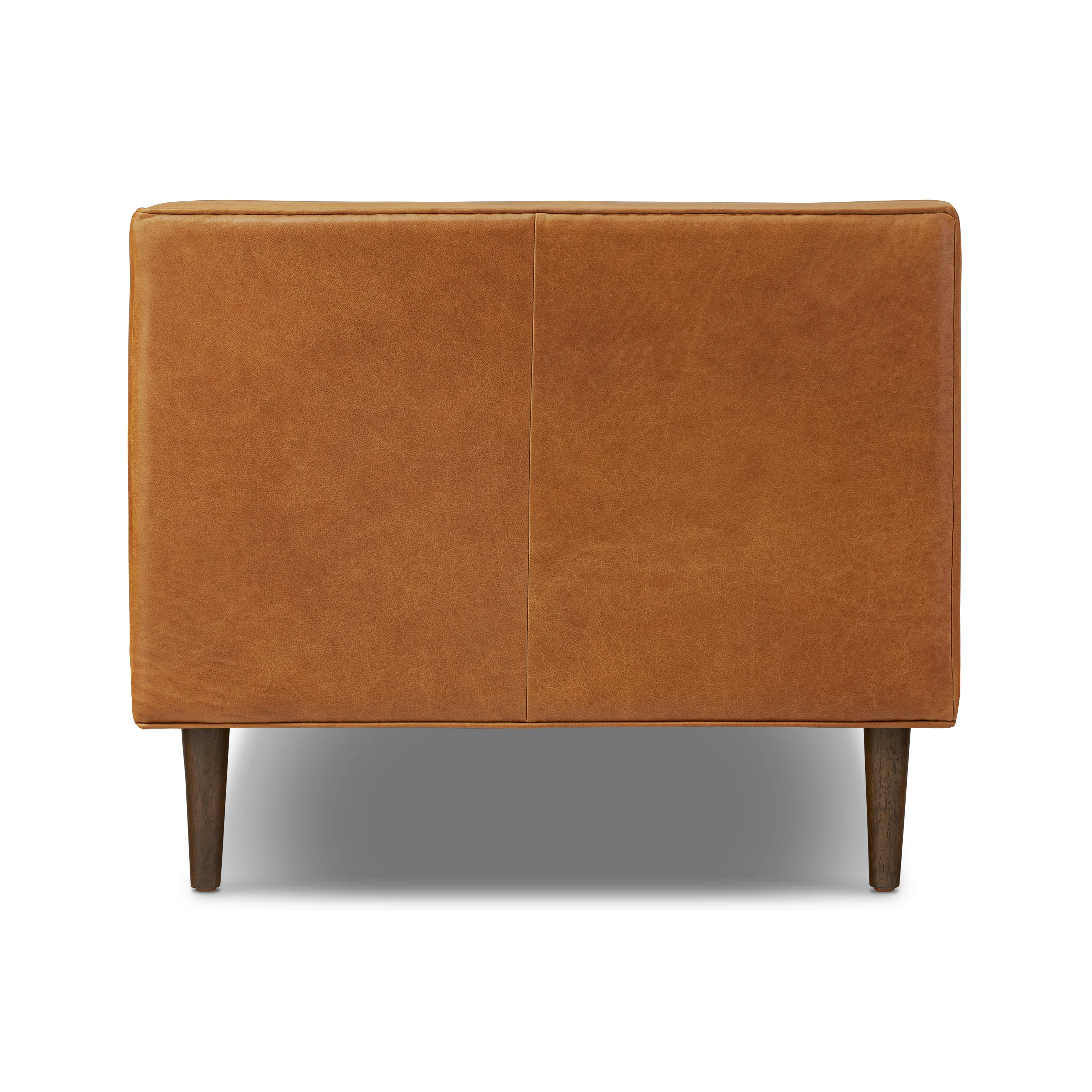 Castel 88.5" Leather Sofa | Saddle Tan - Image 8