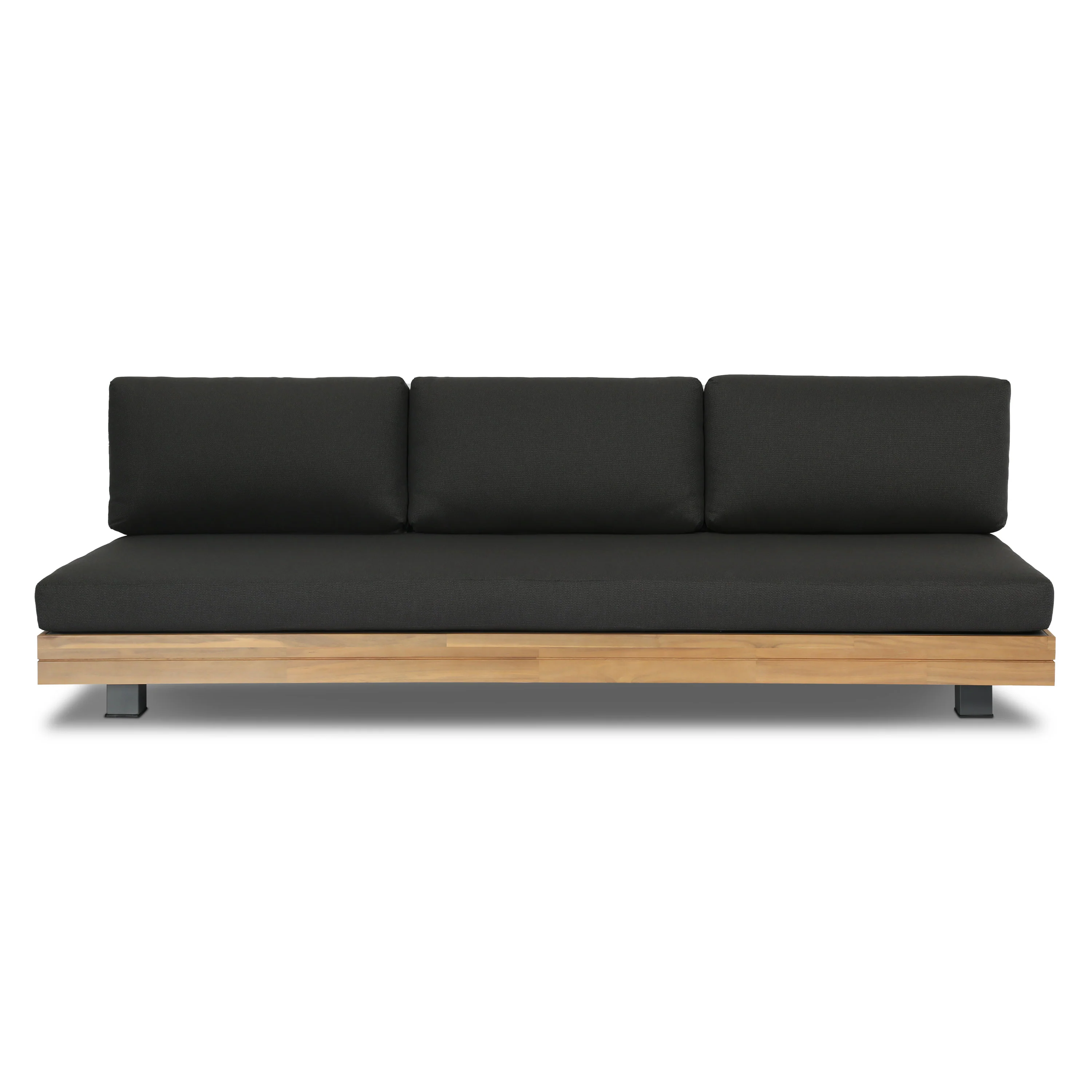 Celenza 3 Seat Sofa Bench | Dark Grey - Image 3