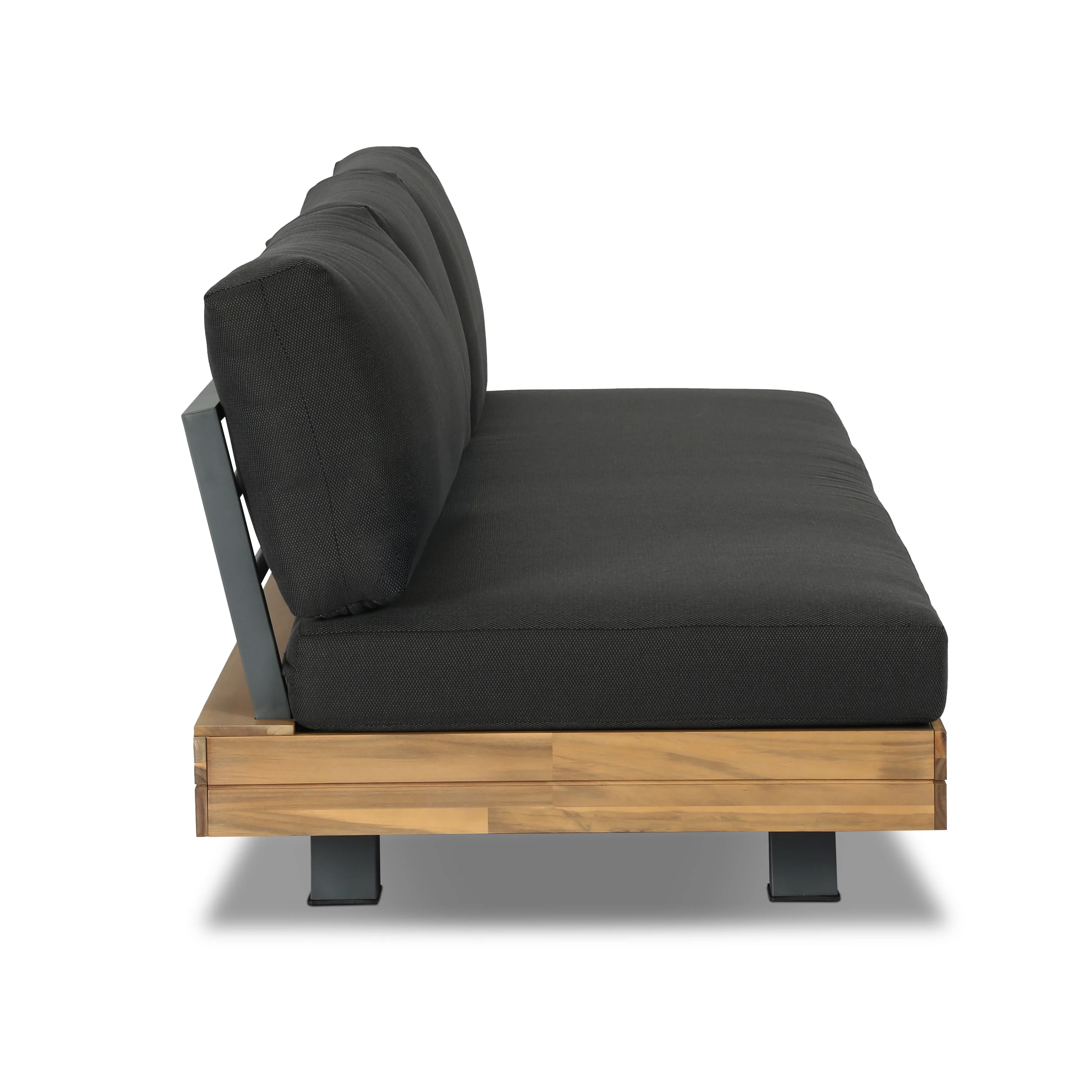 Celenza 3 Seat Sofa Bench | Dark Grey - Image 5