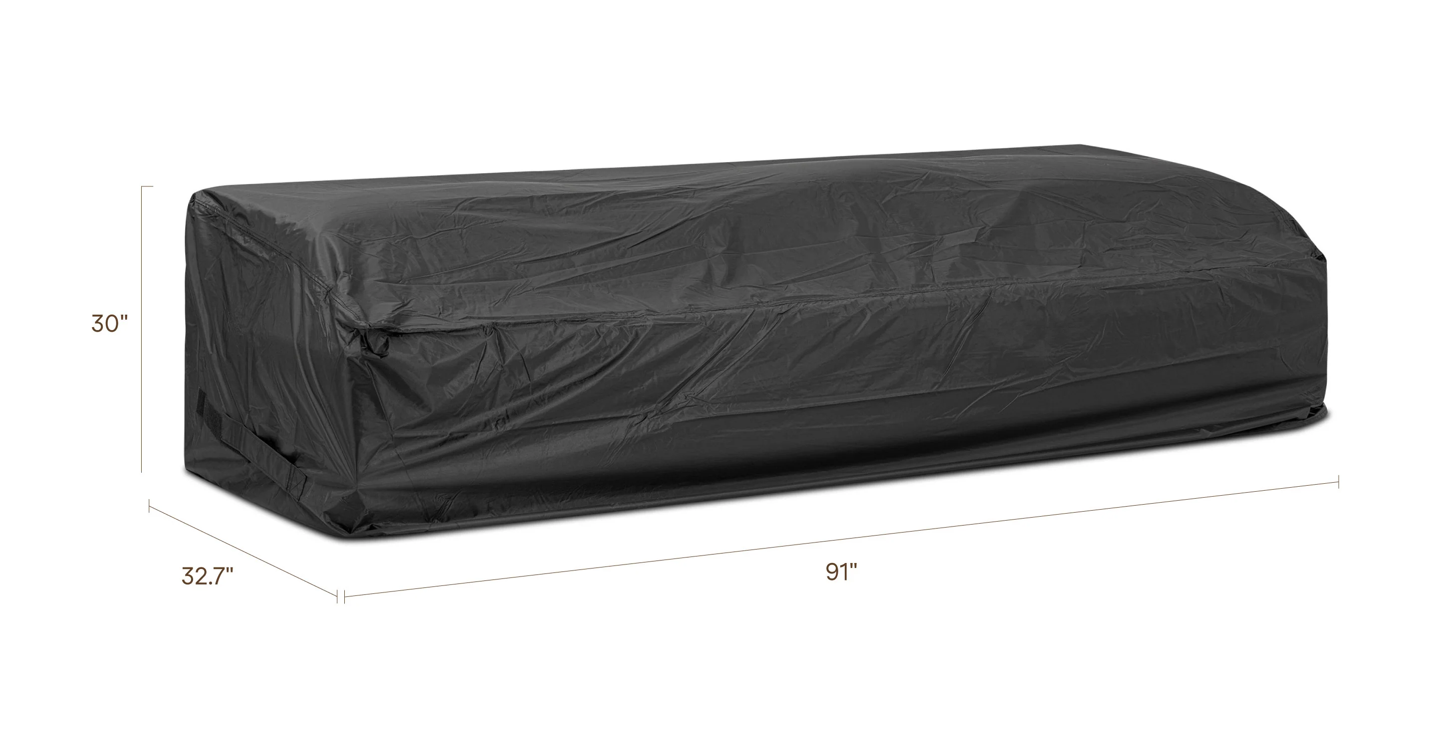 Celenza 91" Sofa - Protective Cover | Black - Image 10