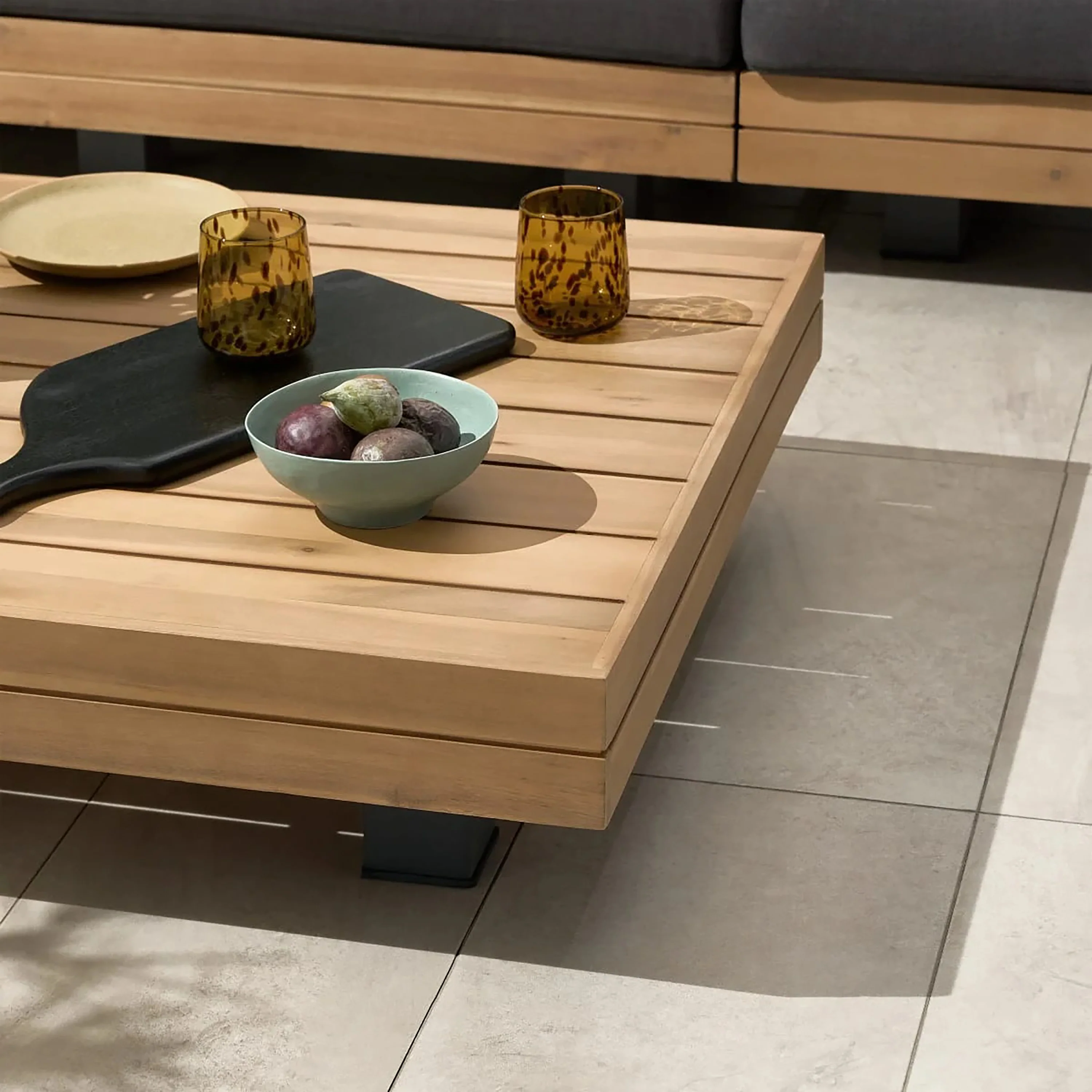 Celenza Modular Corner Sectional Set with Coffee Table | Dark Grey - Image 4