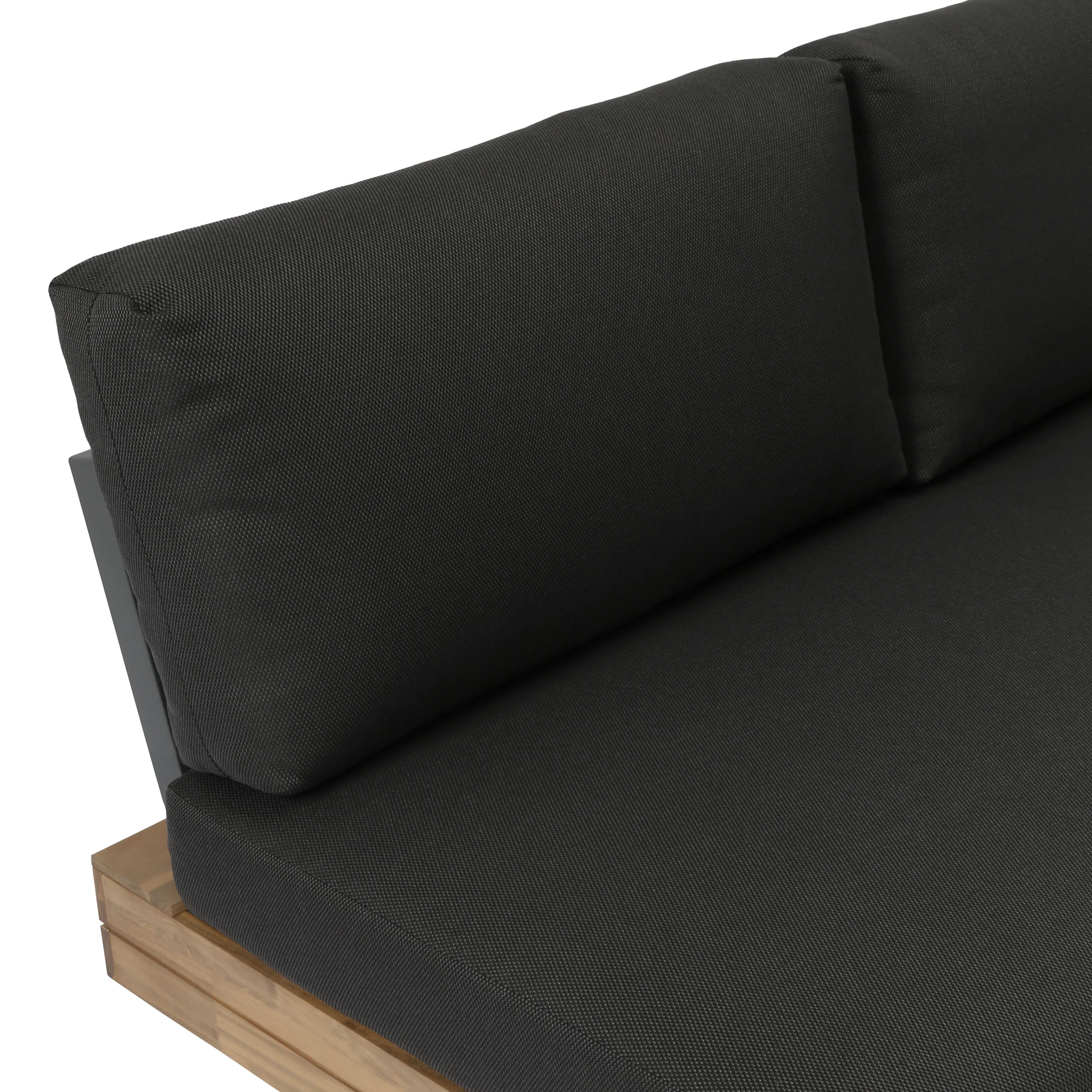 Celenza Modular Full-Corner Sectional Set with Coffee Table | Dark Grey - Image 6