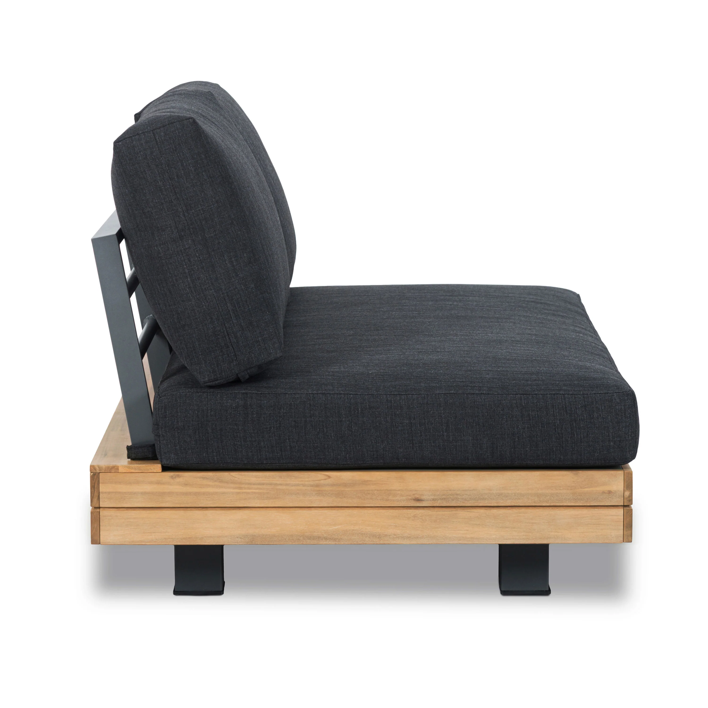 Celenza Outdoor Loveseat (50") | Heathered Grey - Image 5