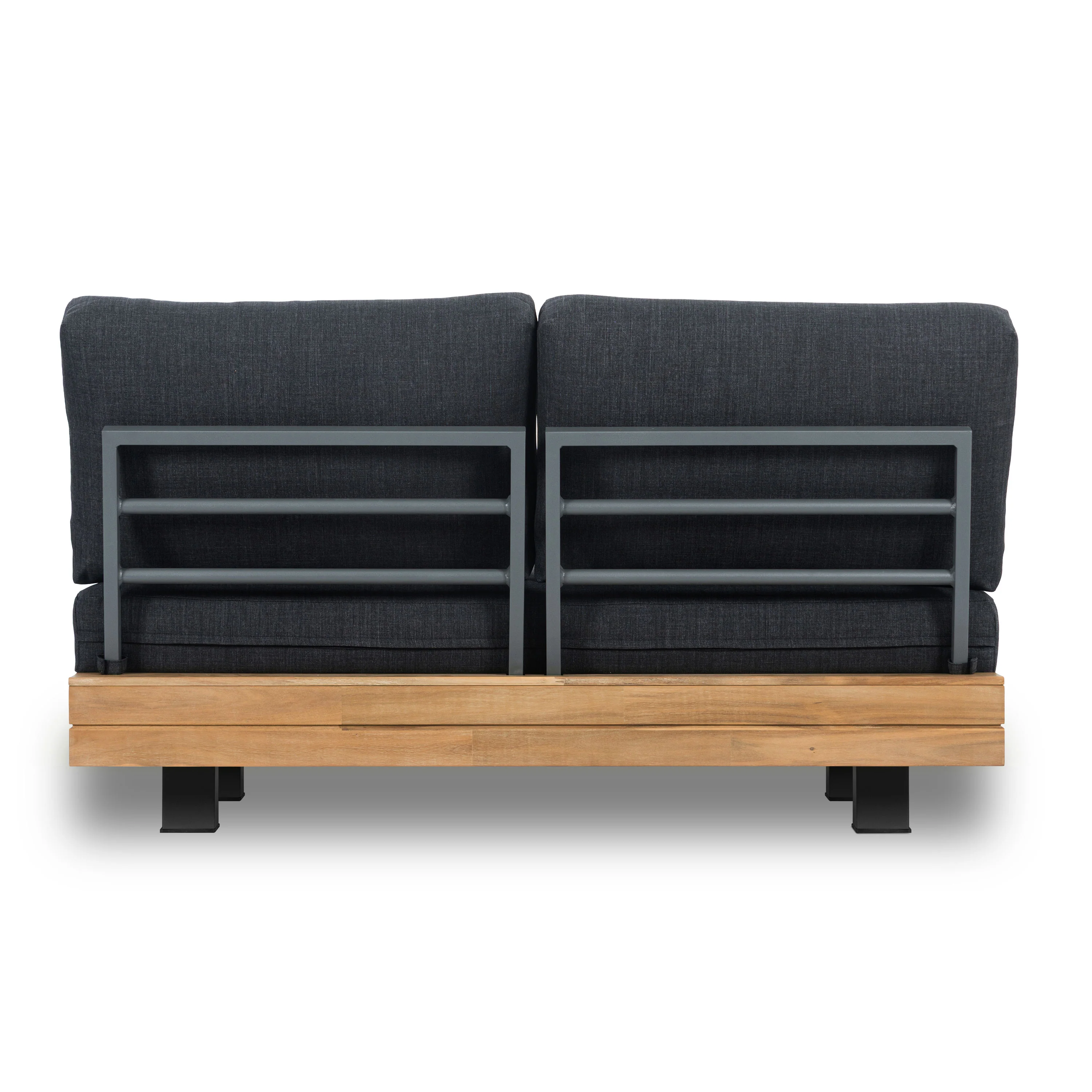 Celenza Outdoor Loveseat (50") | Heathered Grey - Image 6