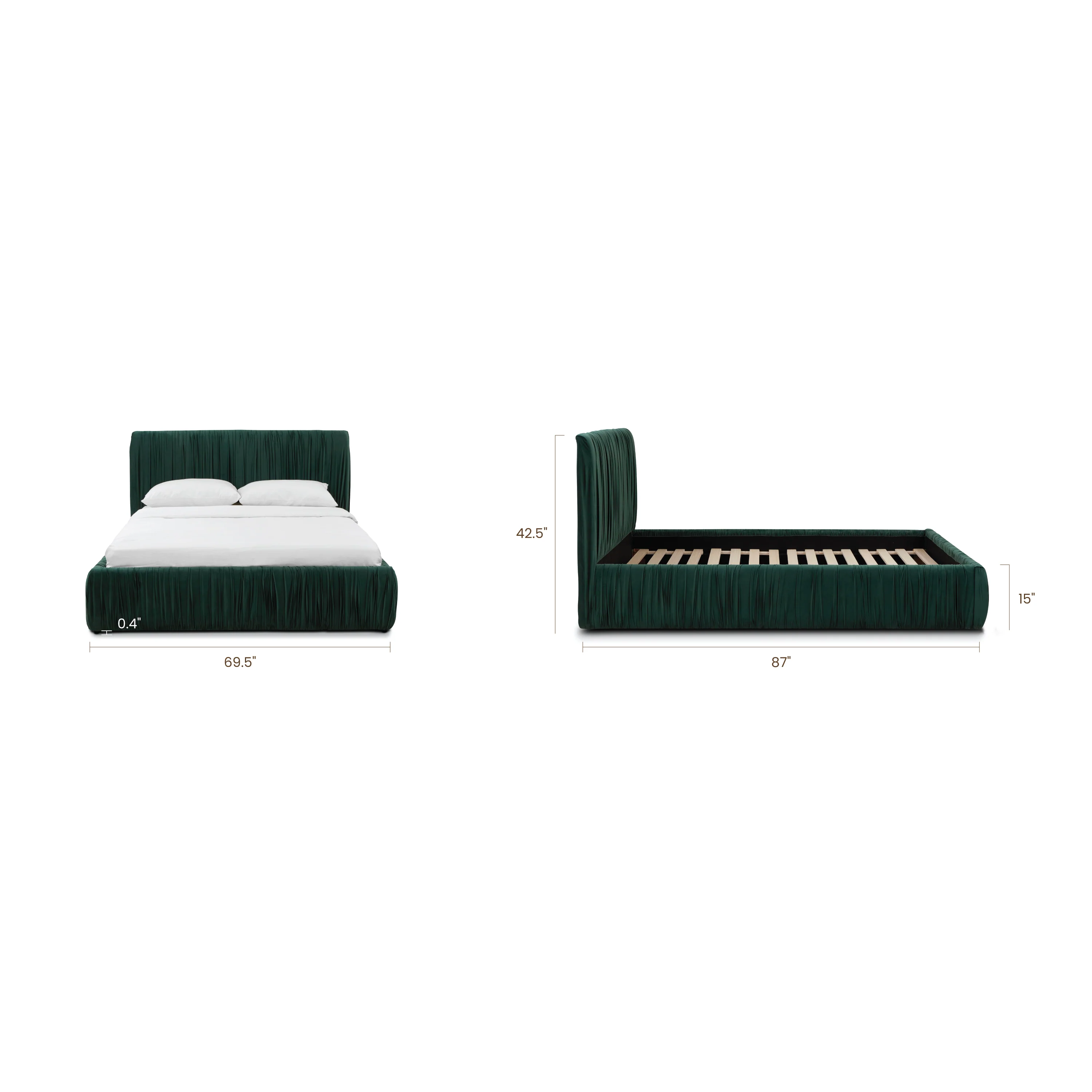 Ceres Bed | Banff Green | Queen - Image 12