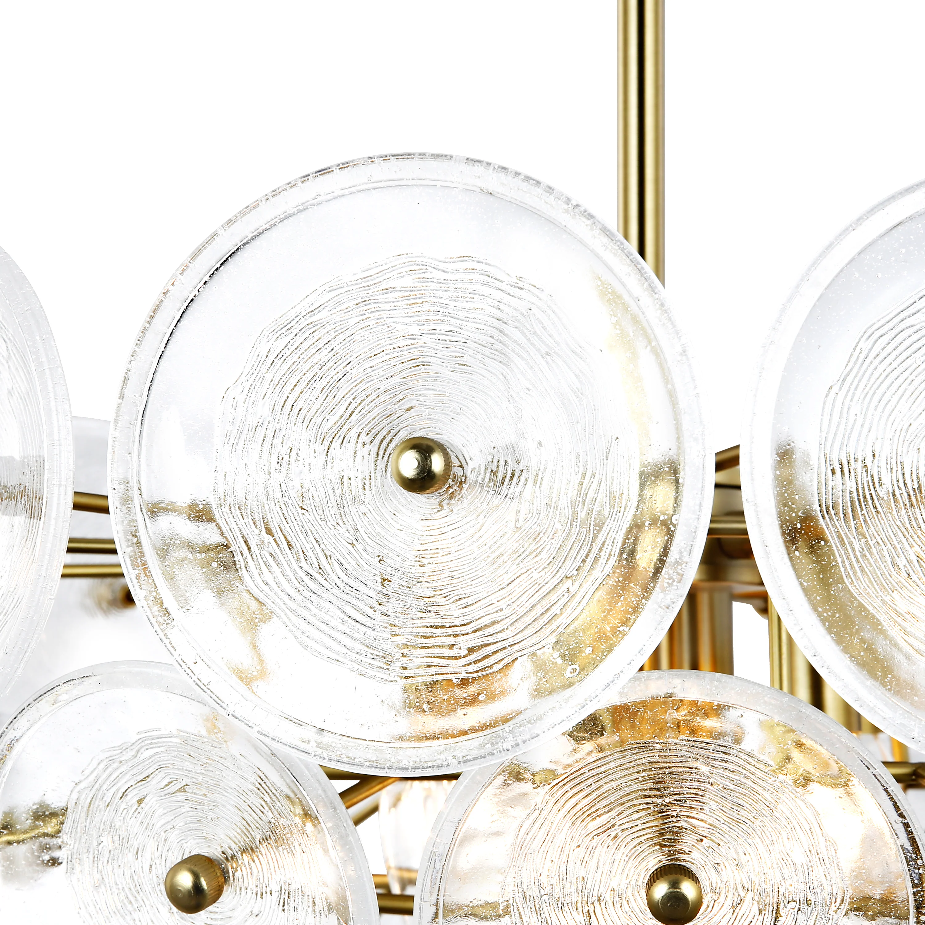 Chambery 6-Light Chandelier | Brushed Brass/Clear - Image 14