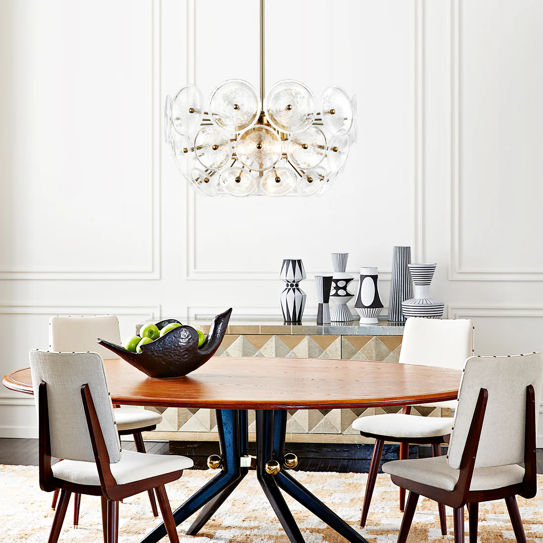 Chambery 6-Light Chandelier | Brushed Brass/Clear - Image 4