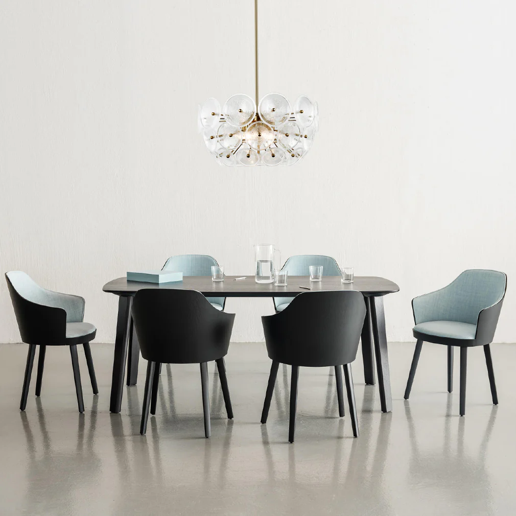 Chambery 6-Light Chandelier | Brushed Brass/Clear - Image 5