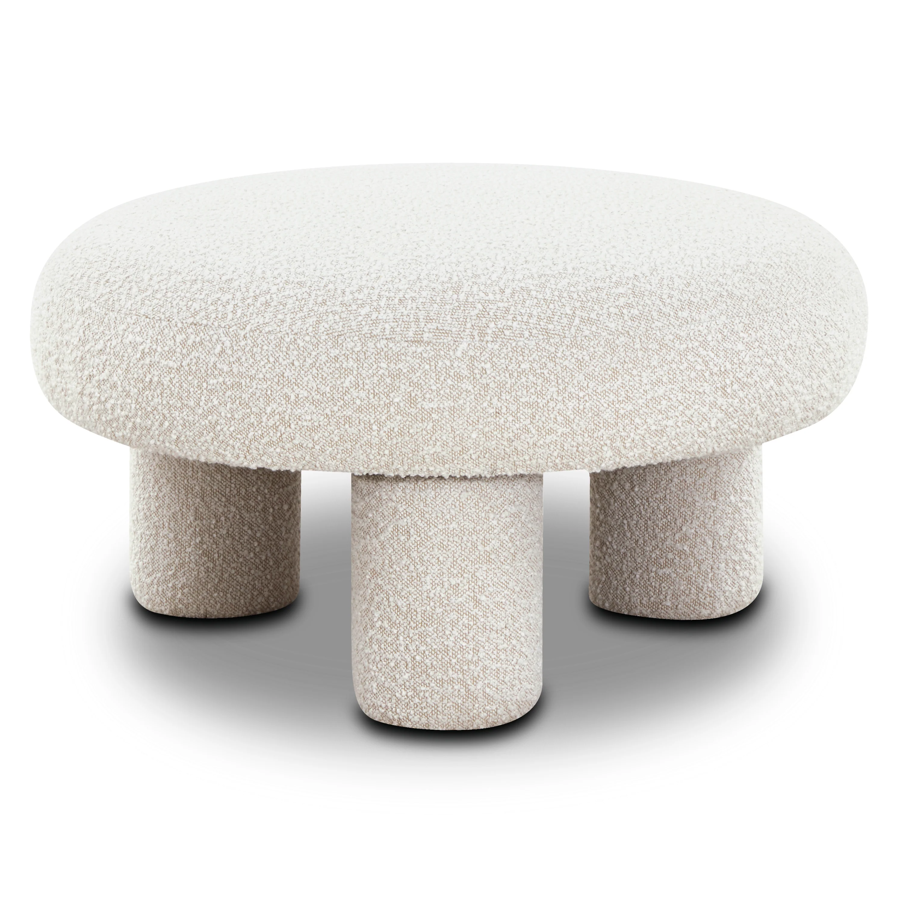 Circa Ottoman | Froth White Boucle - Image 2