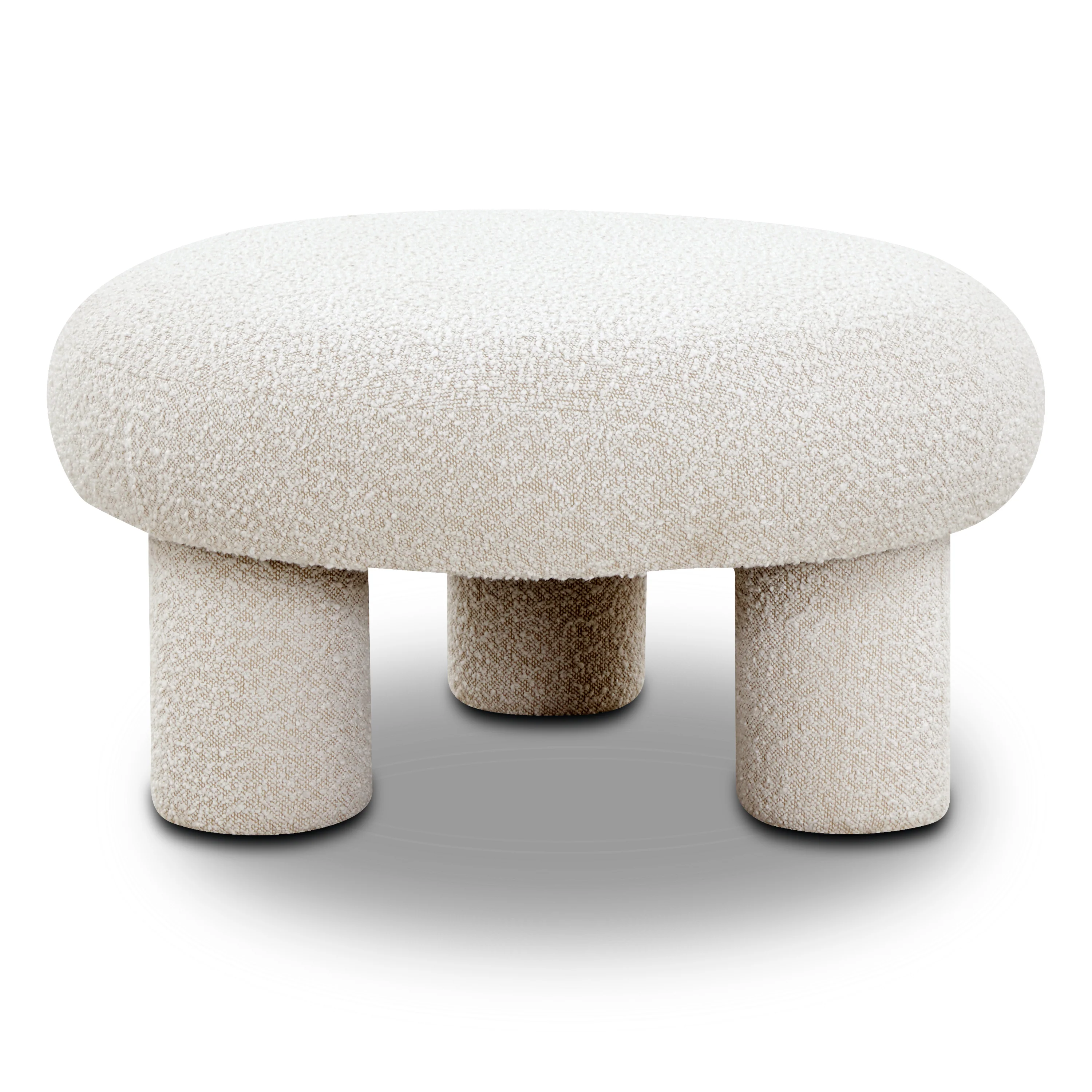 Circa Ottoman | Froth White Boucle - Image 3