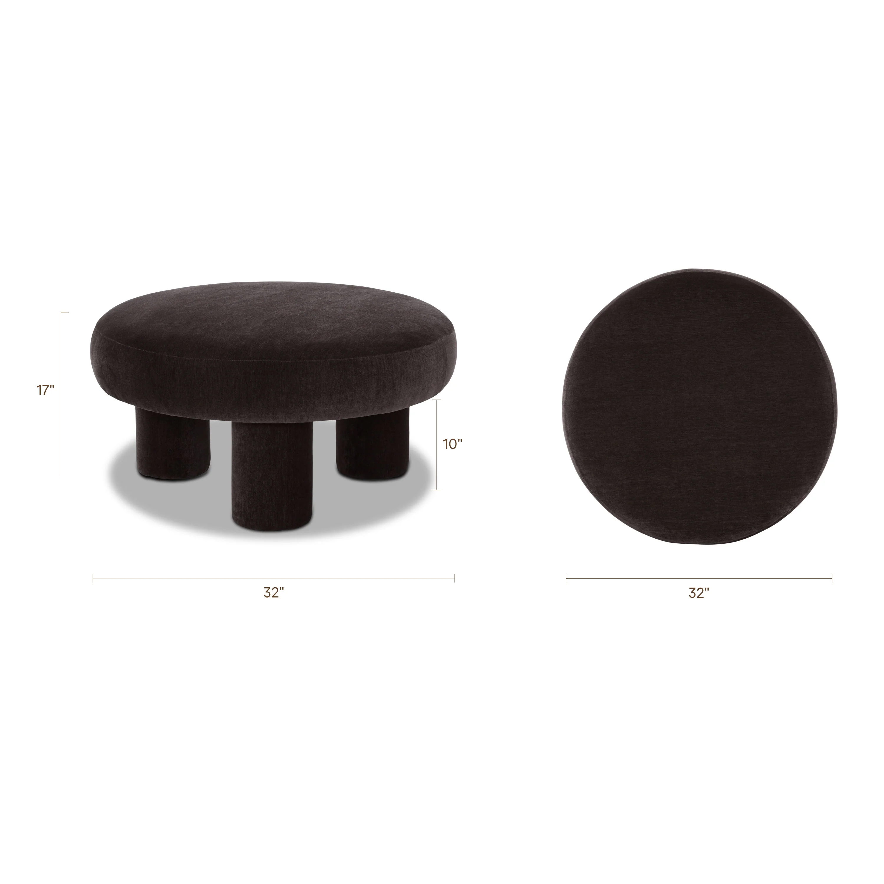 Circa Ottoman | Ganache Brown - Image 9