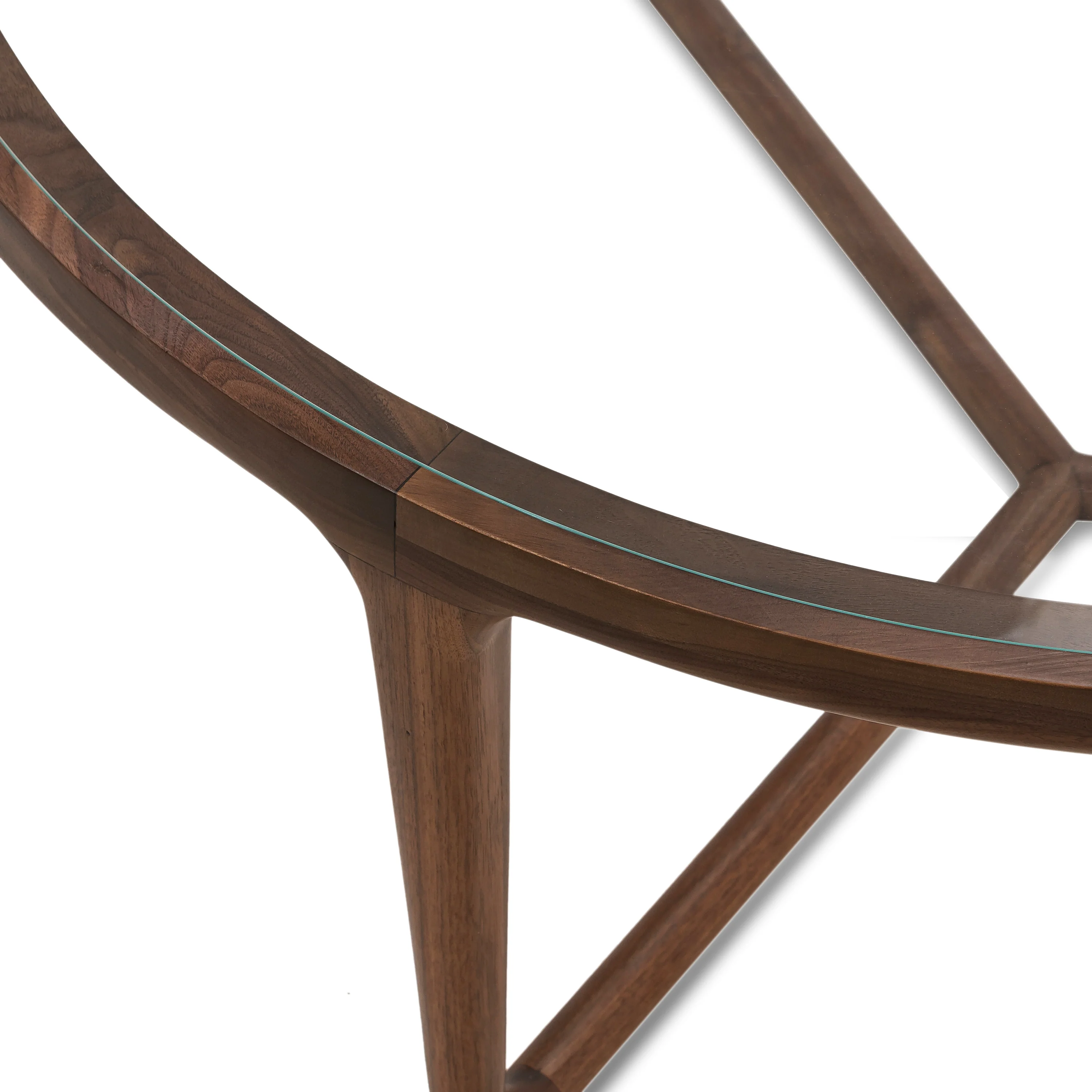 Ciro Round Coffee Table | Walnut - Image 11
