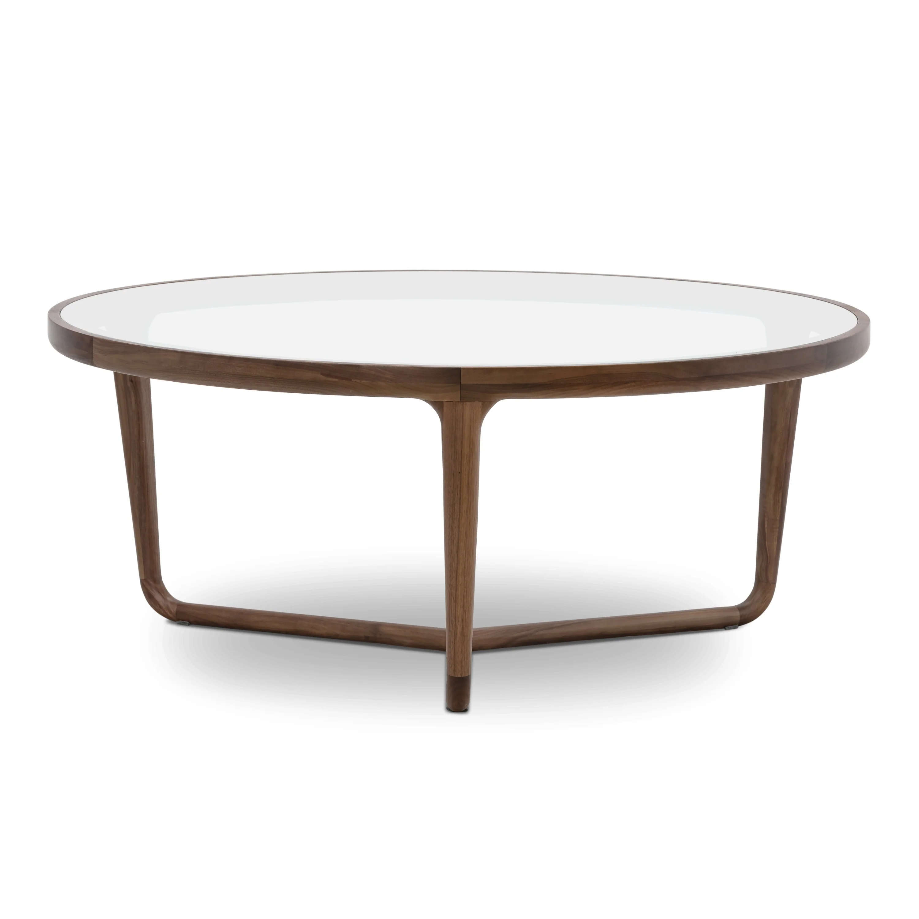 Ciro Round Coffee Table | Walnut - Image 4