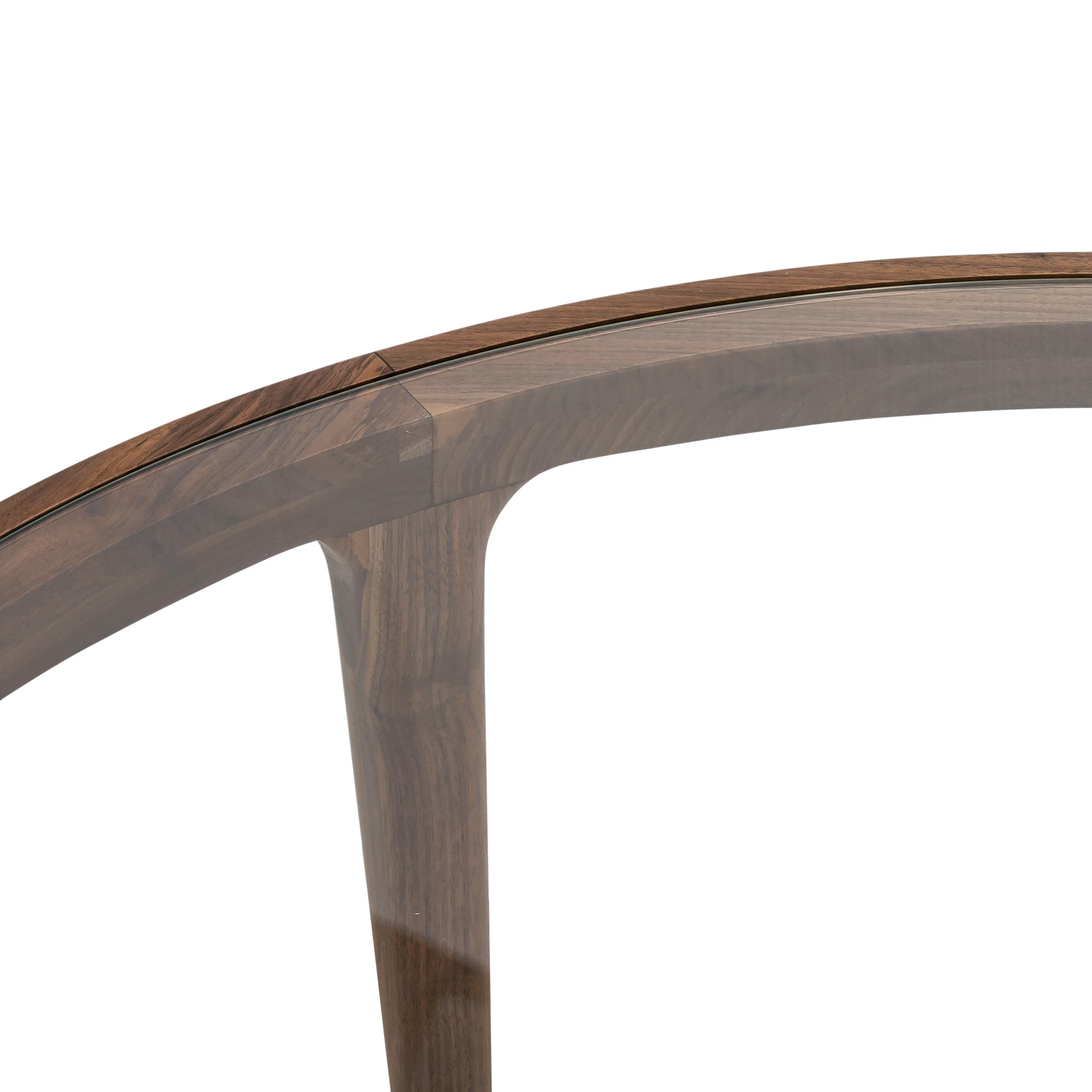 Ciro Round Coffee Table | Walnut - Image 9