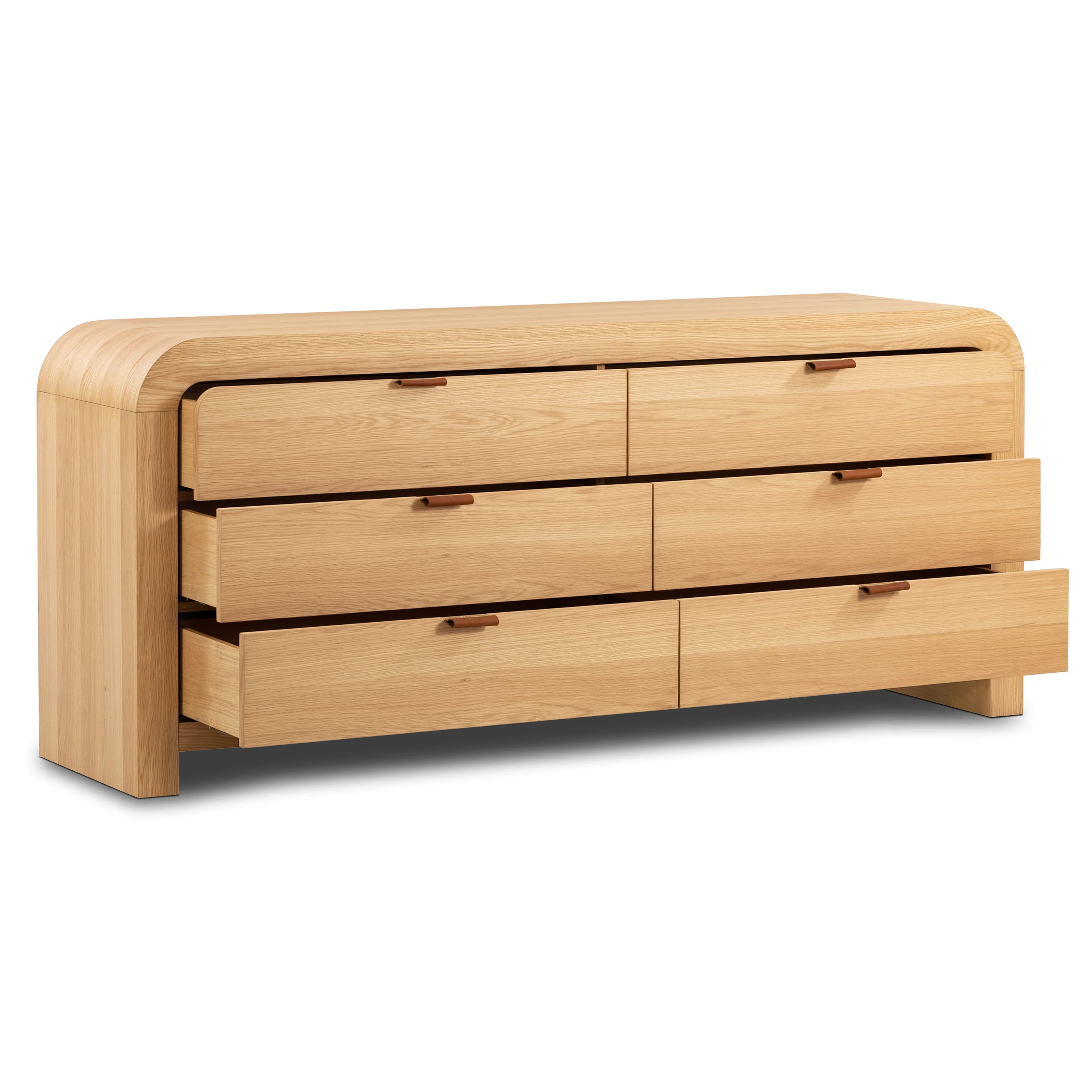 Cirq 6 Drawer Dresser | Oak - Image 5