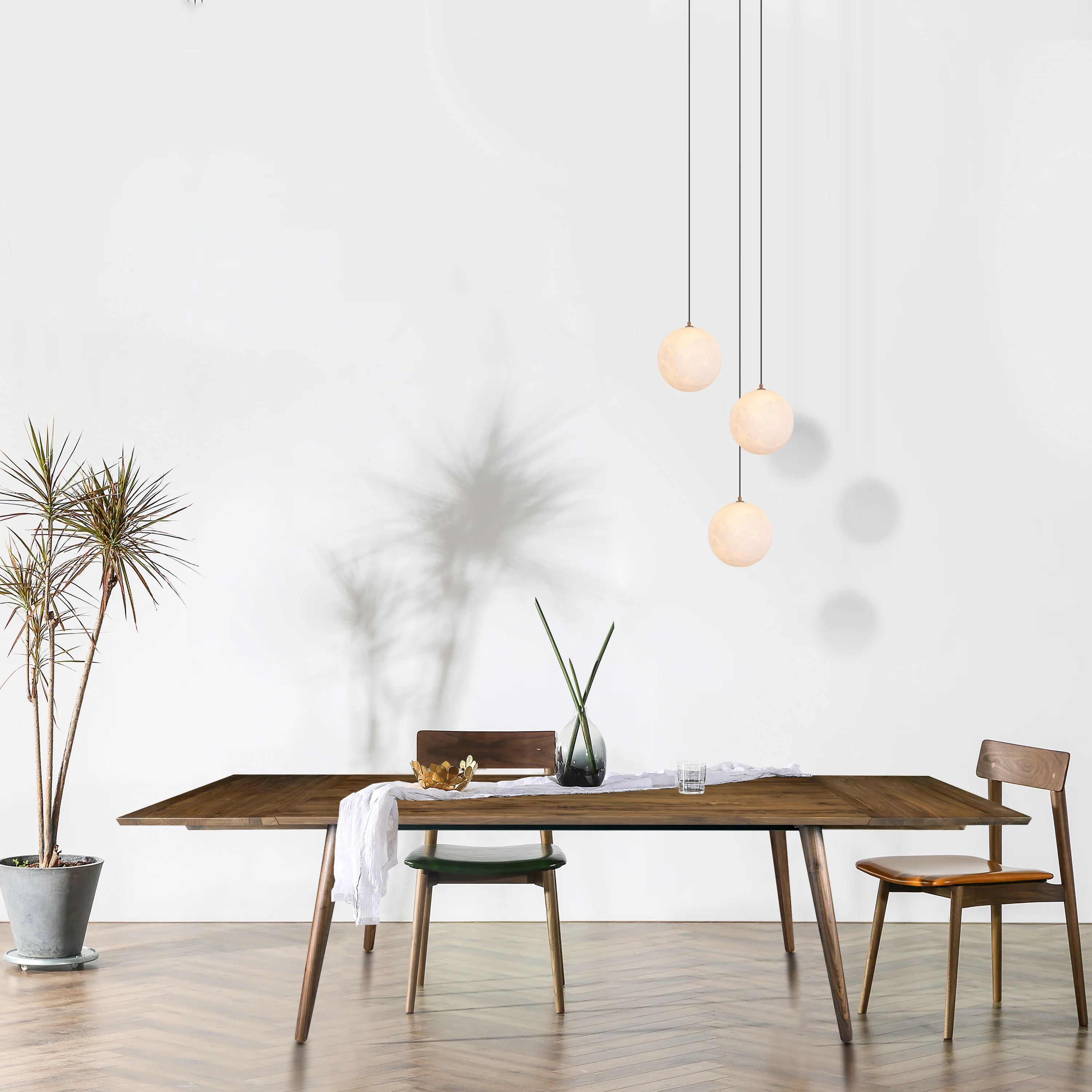 Cleo Extension Dining Table (71"-110") | Walnut - Image 2