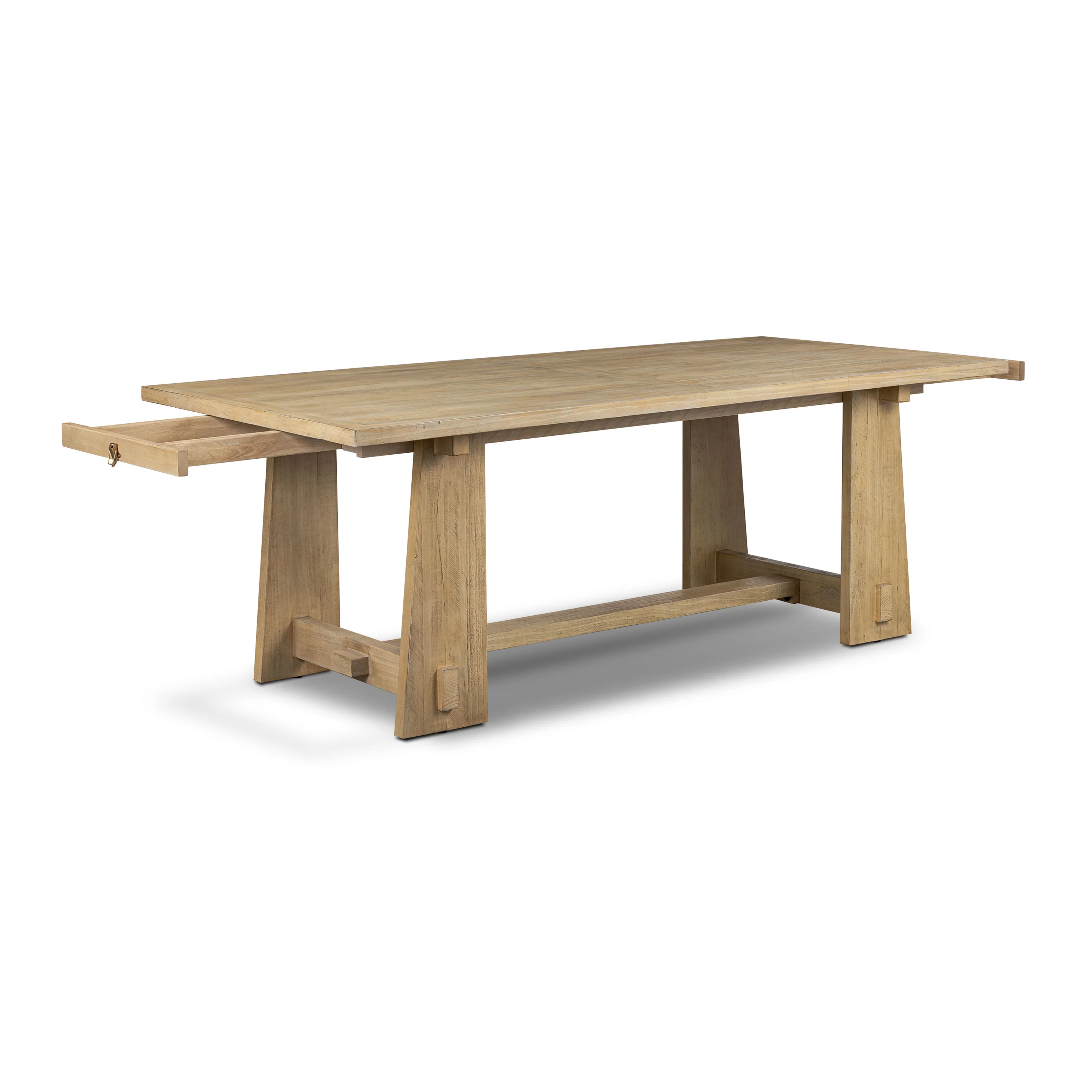 Combe Extension Dining Table (82.5" - 122") | Natural - Image 11