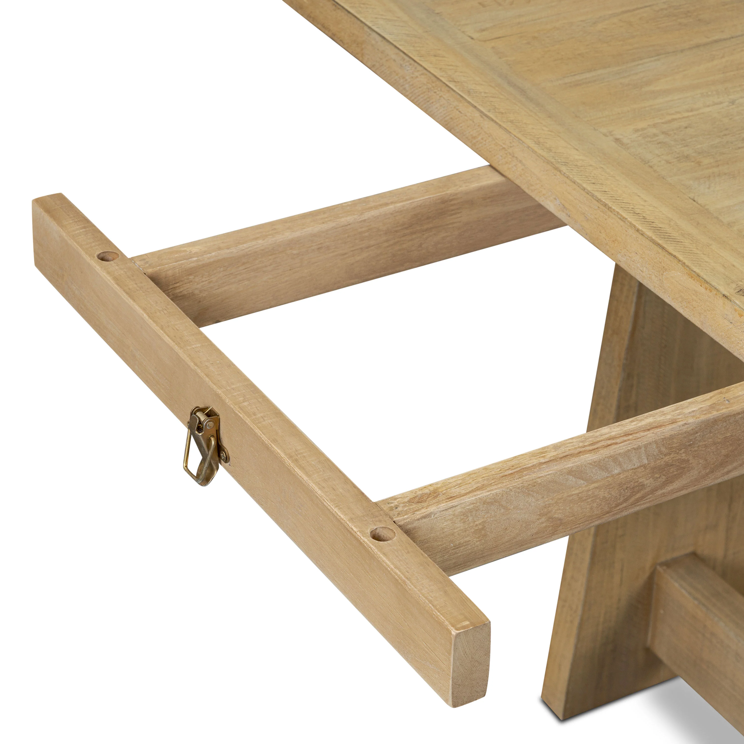 Combe Extension Dining Table (82.5" - 122") | Natural - Image 6