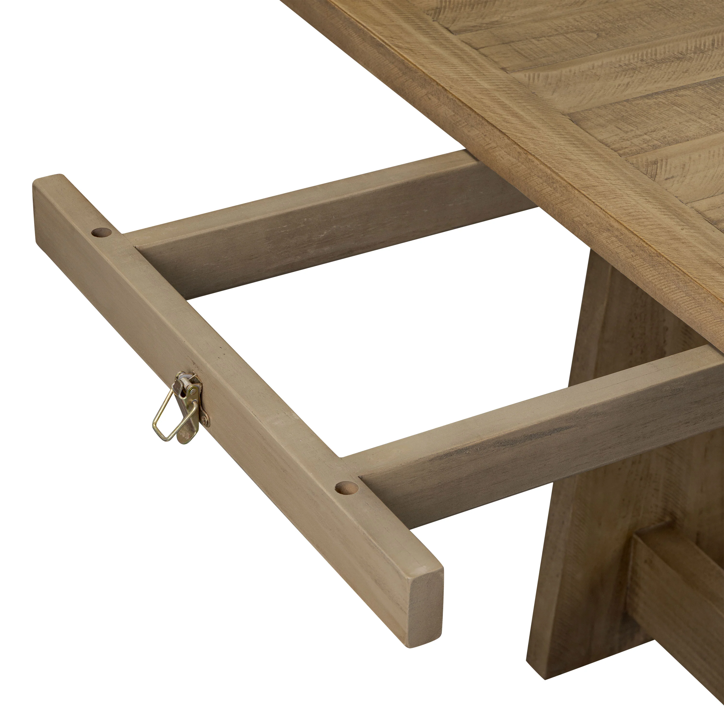 Combe Extension Dining Table (82.5" - 122") | Weathered Pine - Image 10