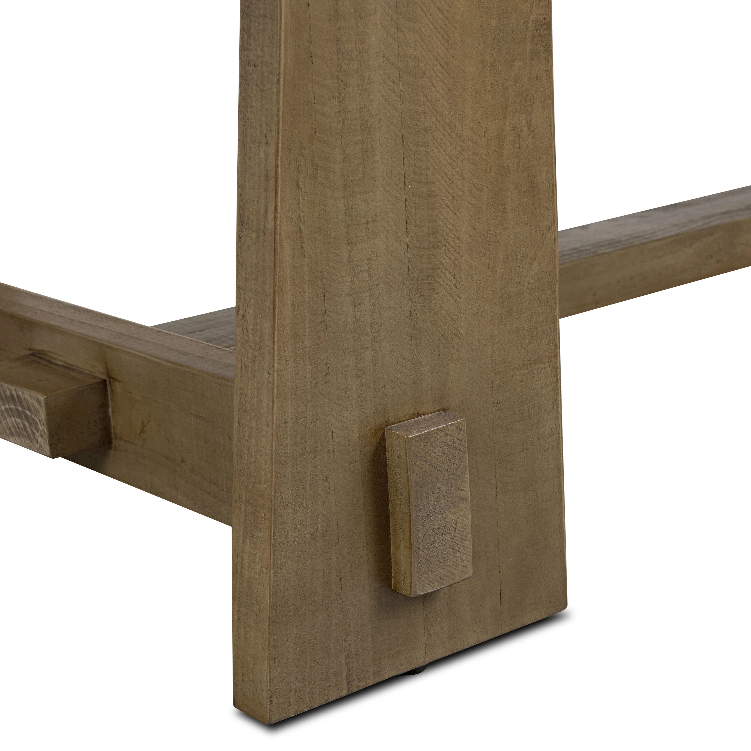 Combe Extension Dining Table (82.5" - 122") | Weathered Pine - Image 11