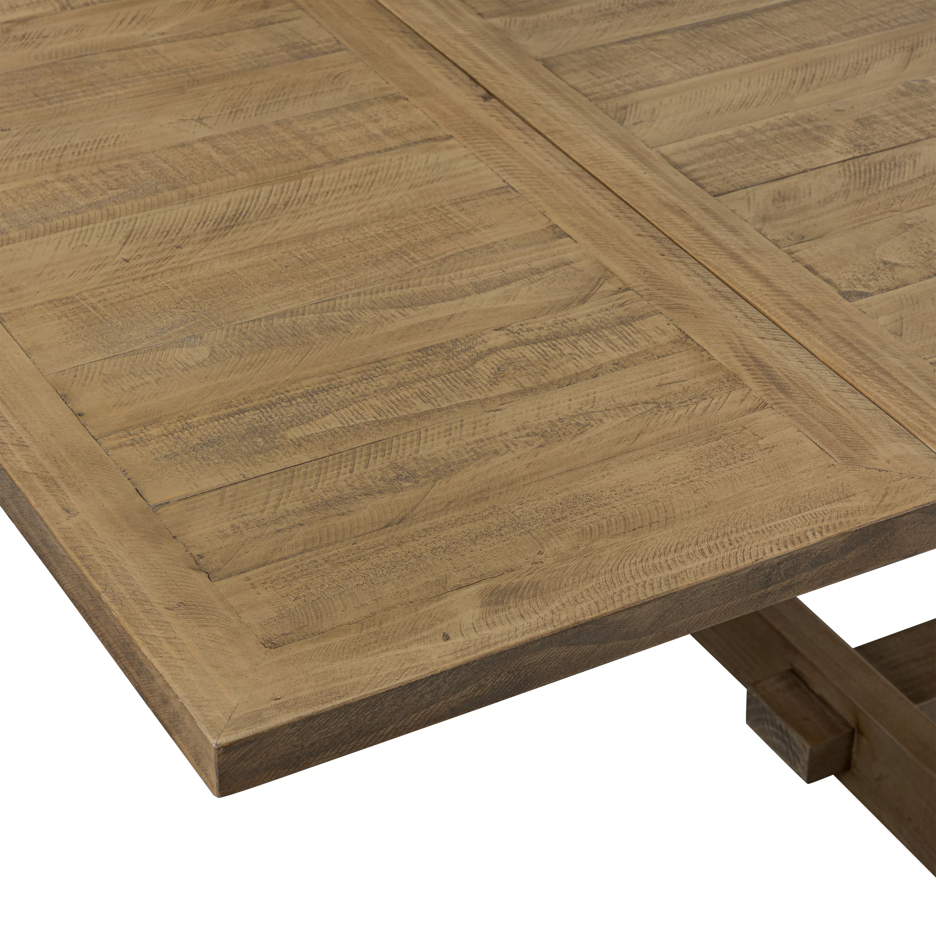Combe Extension Dining Table (82.5" - 122") | Weathered Pine - Image 15