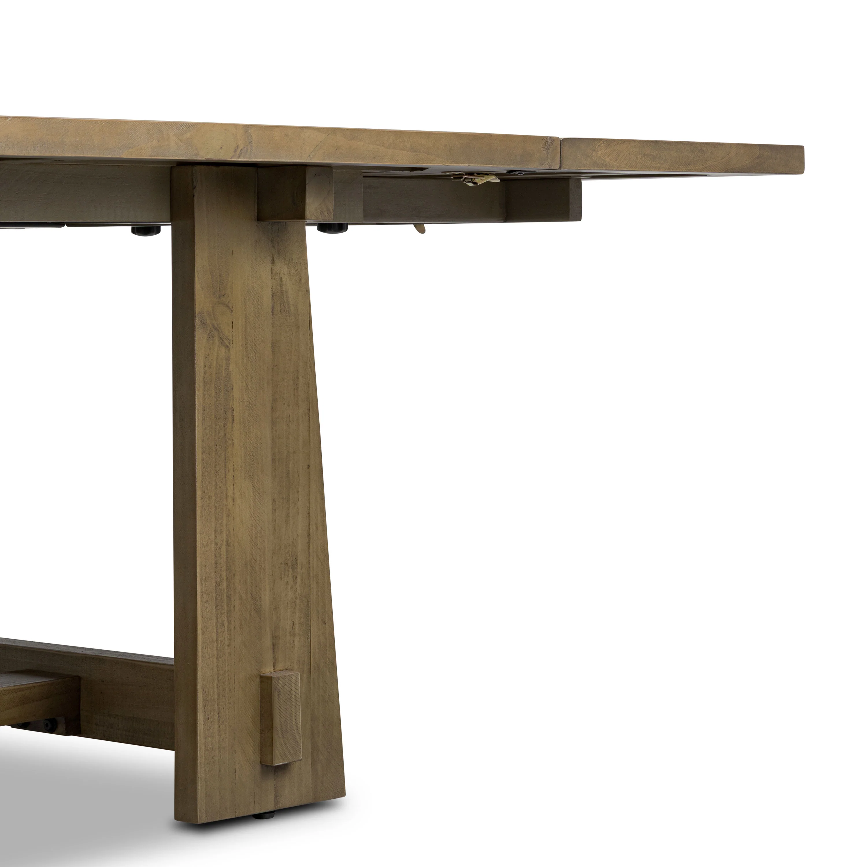 Combe Extension Dining Table (82.5" - 122") | Weathered Pine - Image 4