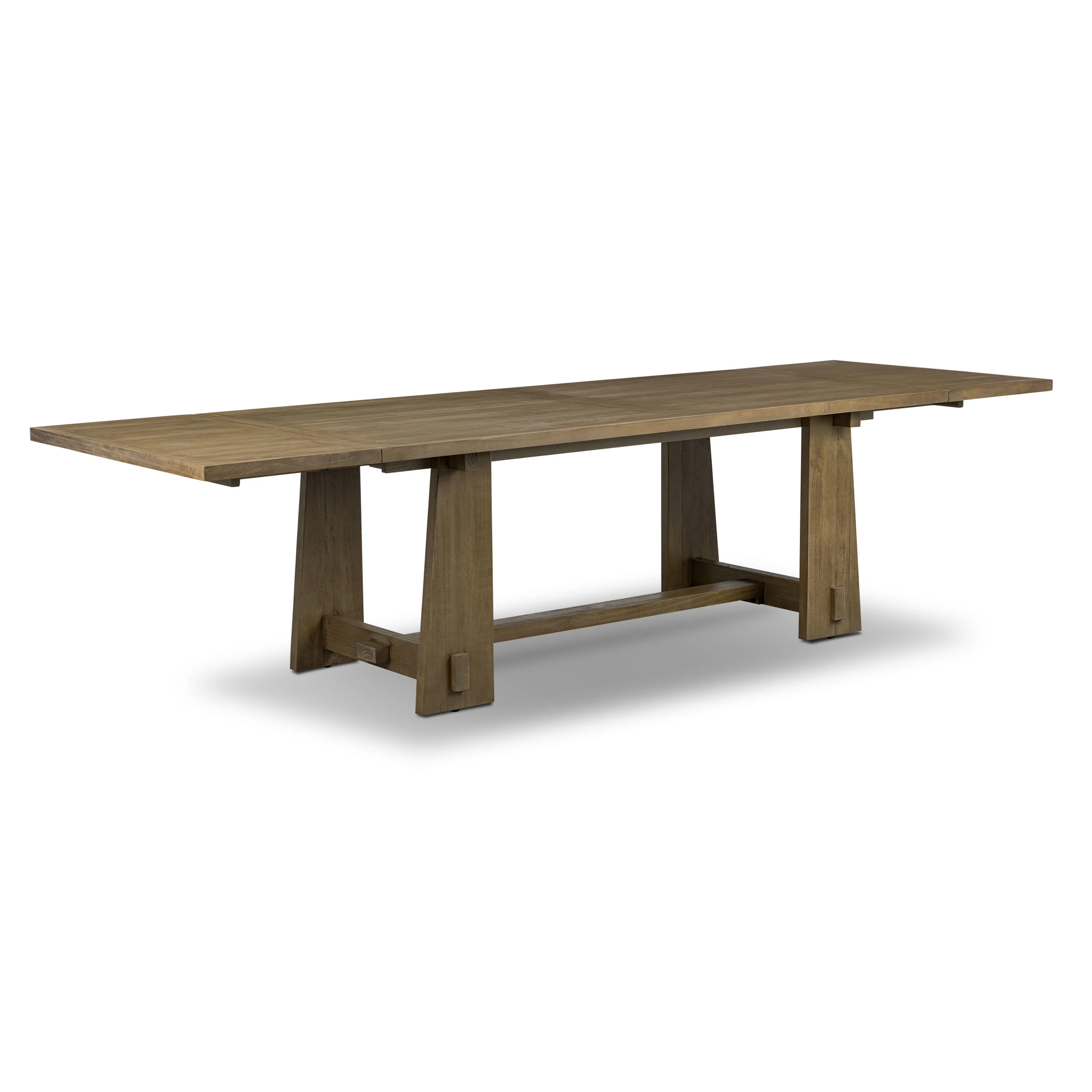 Combe Extension Dining Table (82.5" - 122") | Weathered Pine - Image 7