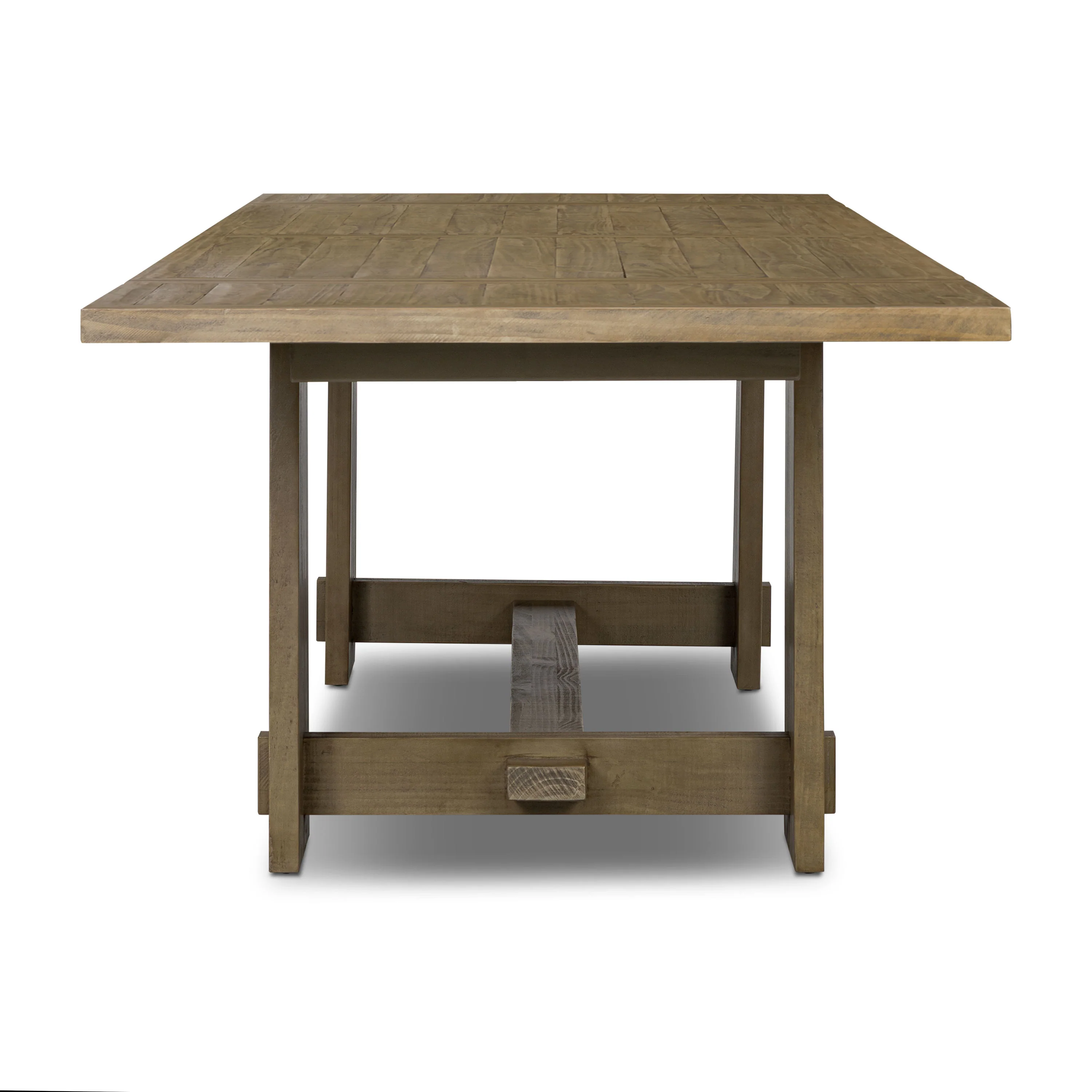Combe Extension Dining Table (82.5" - 122") | Weathered Pine - Image 8