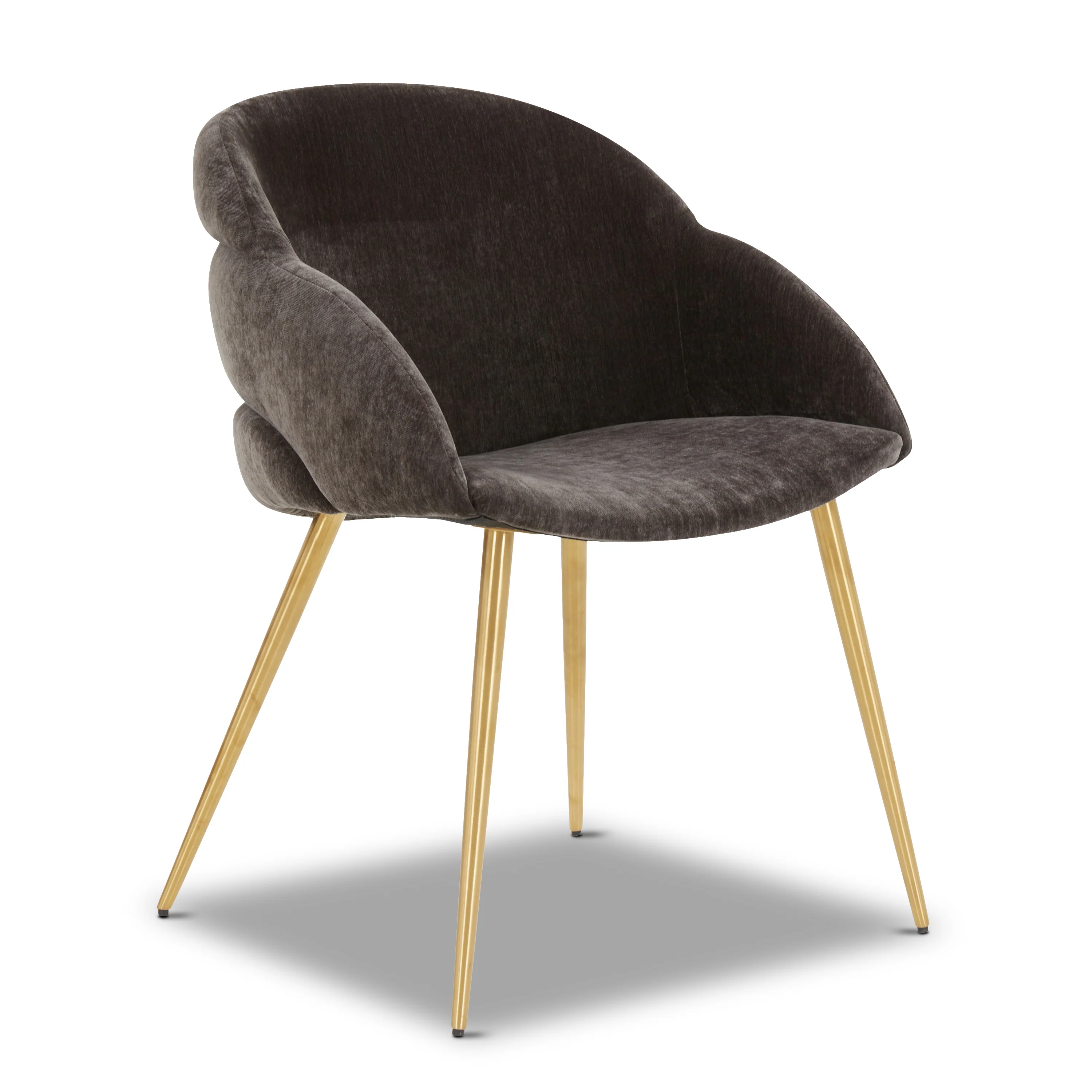 Como Fabric Dining Chair | Java Brown | Set of 2 - Image 4