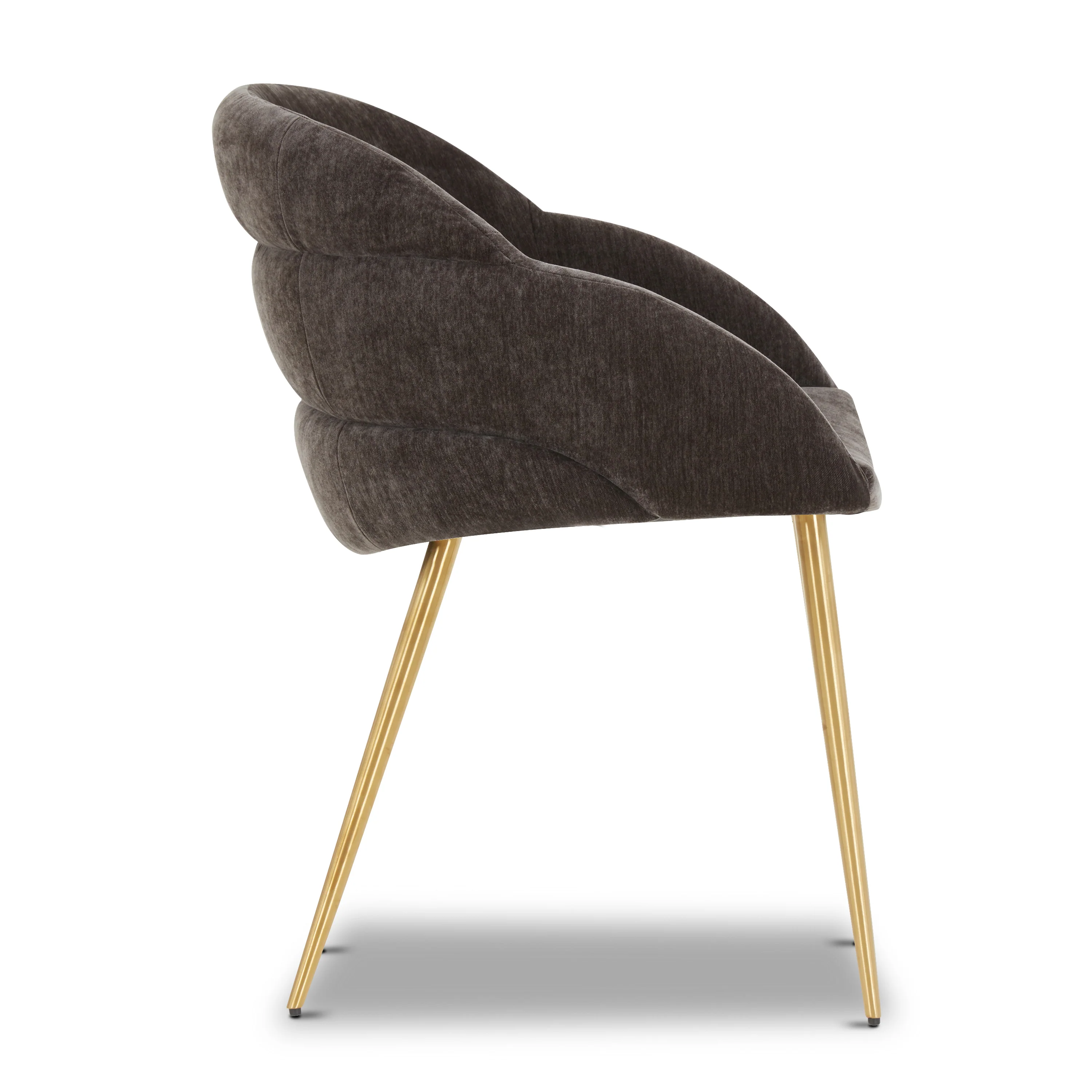 Como Fabric Dining Chair | Java Brown | Set of 2 - Image 5
