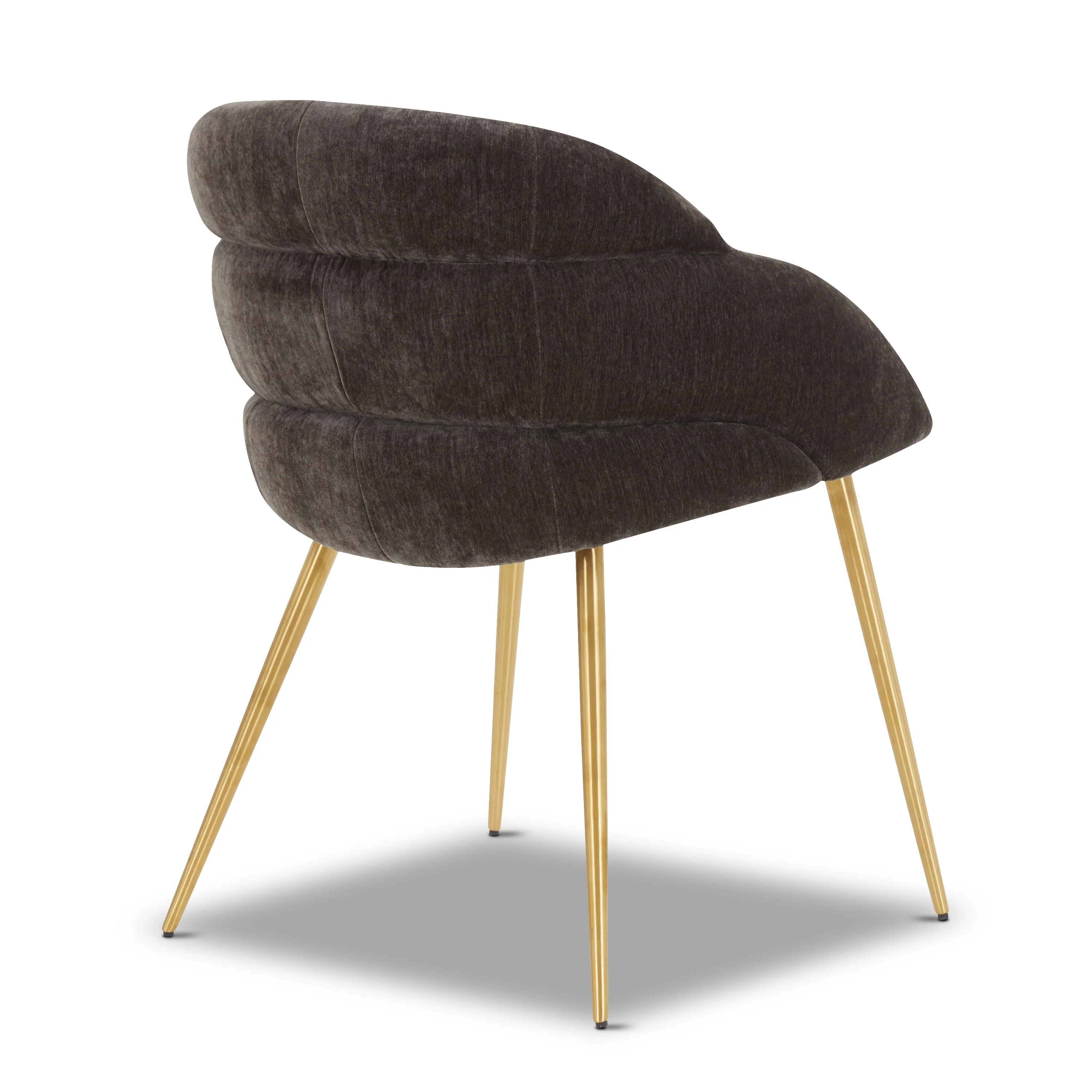 Como Fabric Dining Chair | Java Brown | Set of 2 - Image 6