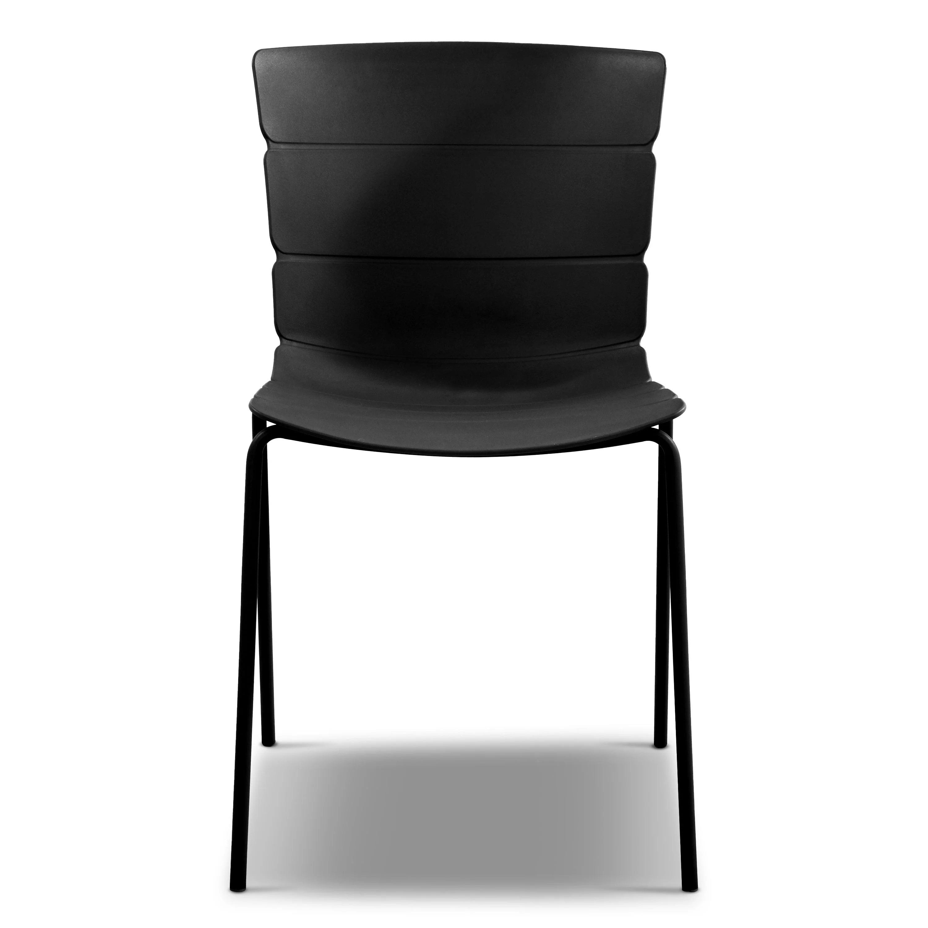 Corfu Dining Chair | Black | Set of 4 - Image 3