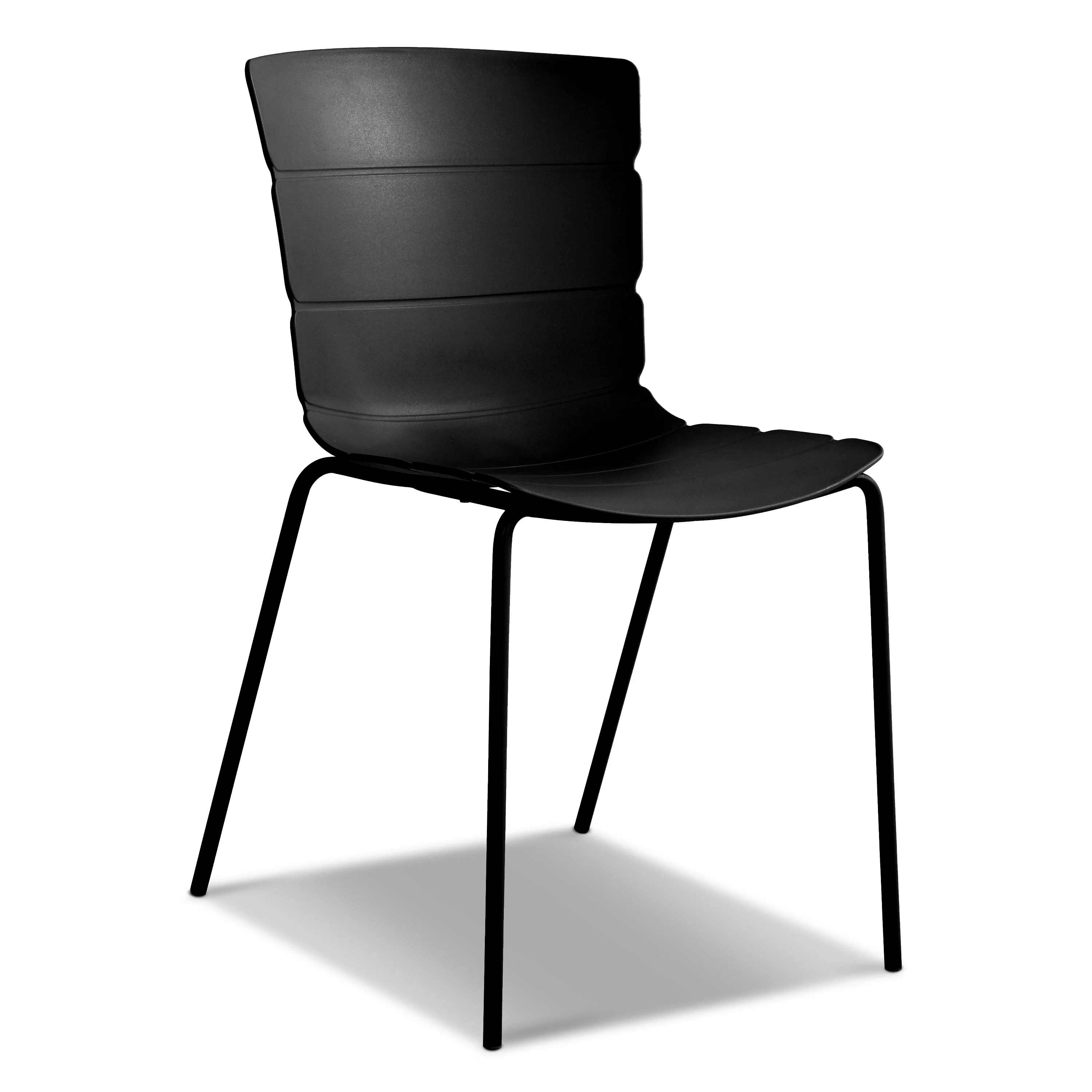 Corfu Dining Chair | Black | Set of 4 - Image 4