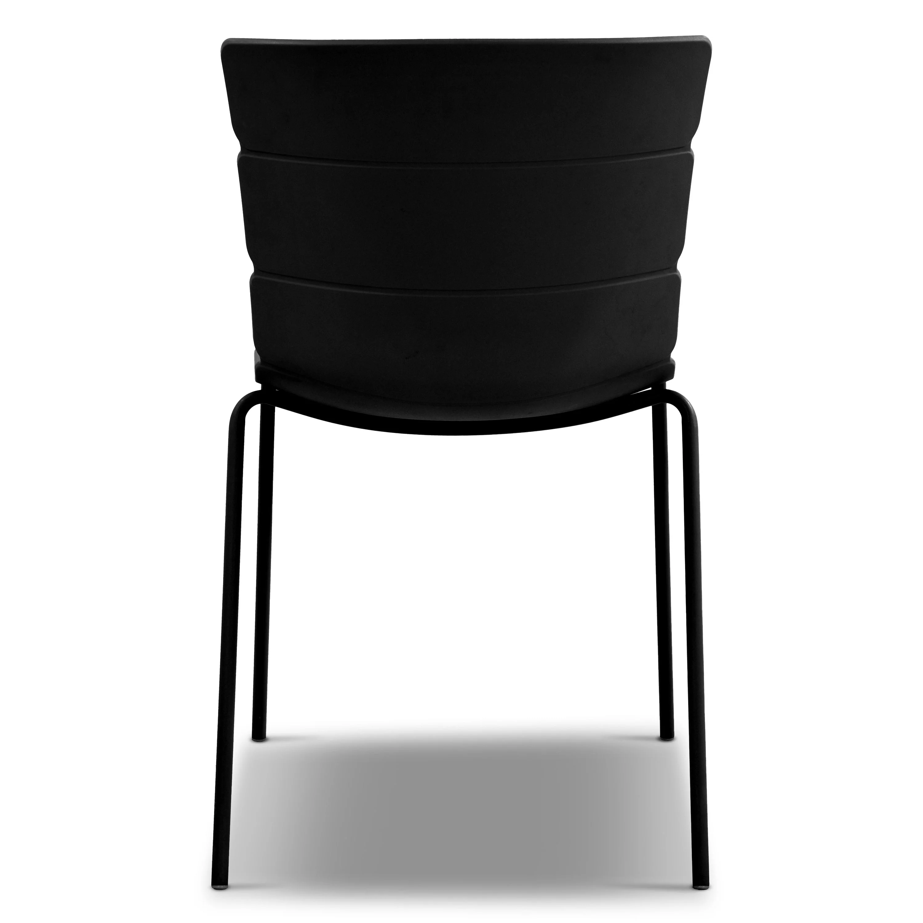 Corfu Dining Chair | Black | Set of 4 - Image 5