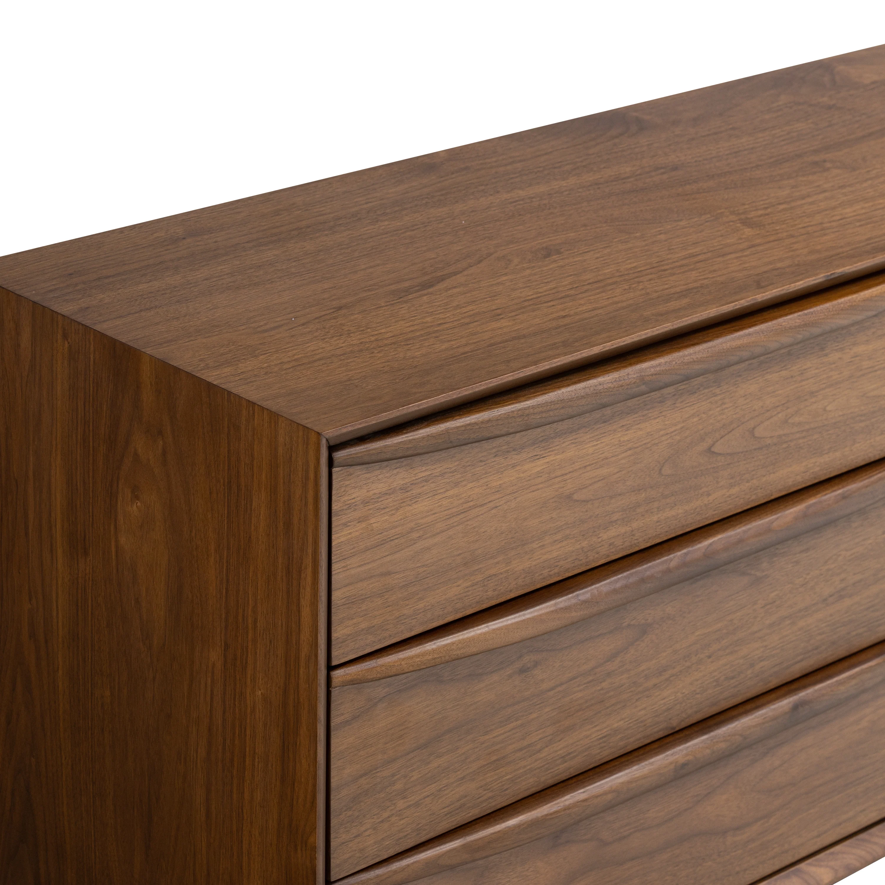 Cura 6 Drawer Dresser | Walnut - Image 10