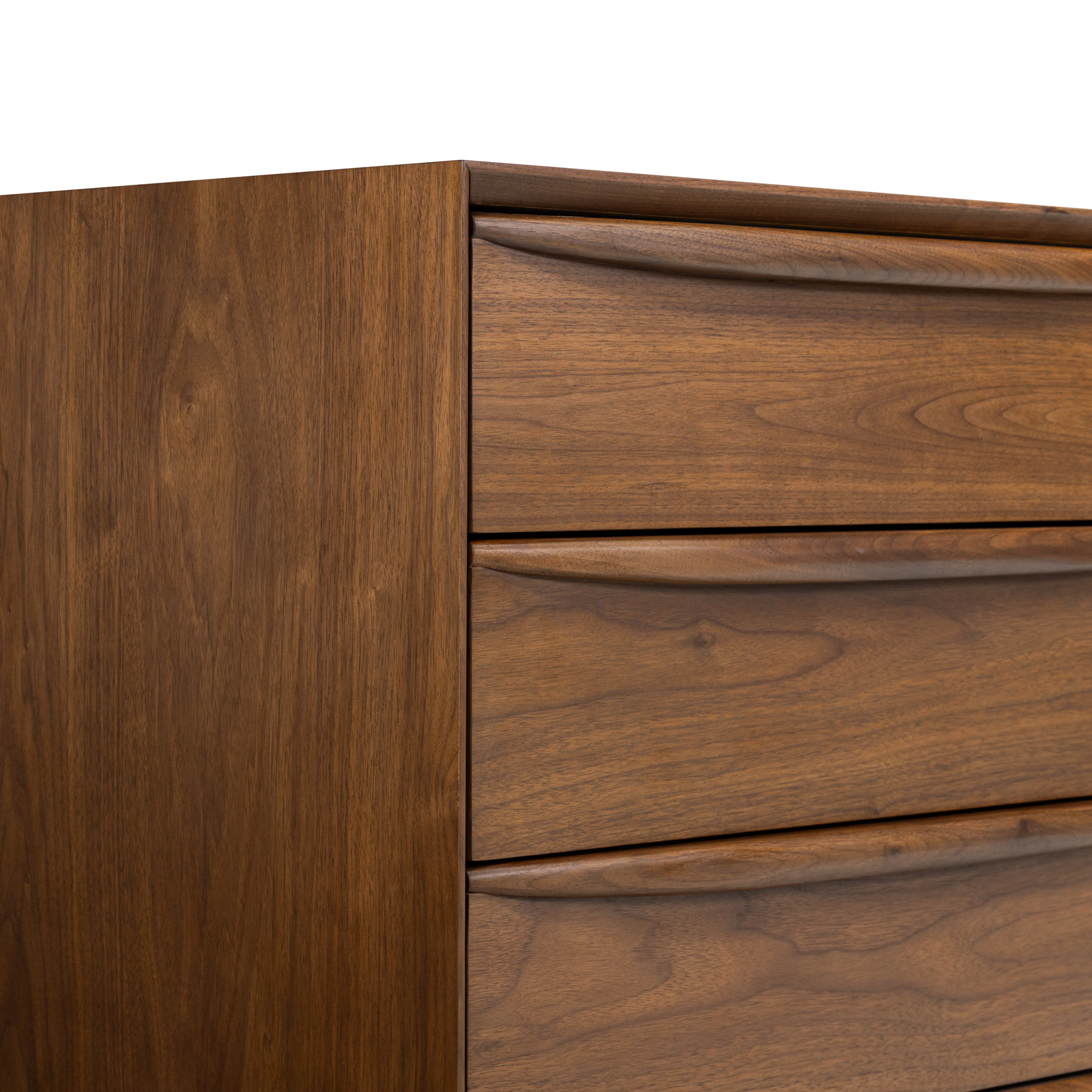 Cura 6 Drawer Dresser | Walnut - Image 11