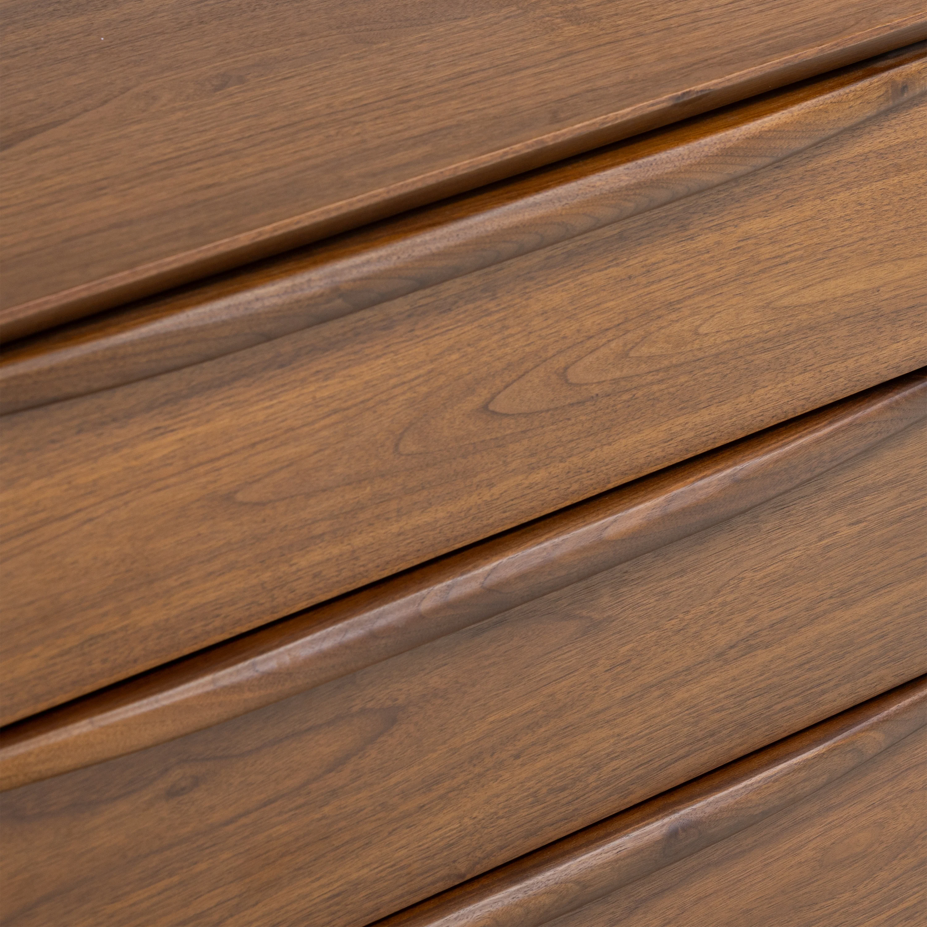 Cura 6 Drawer Dresser | Walnut - Image 15