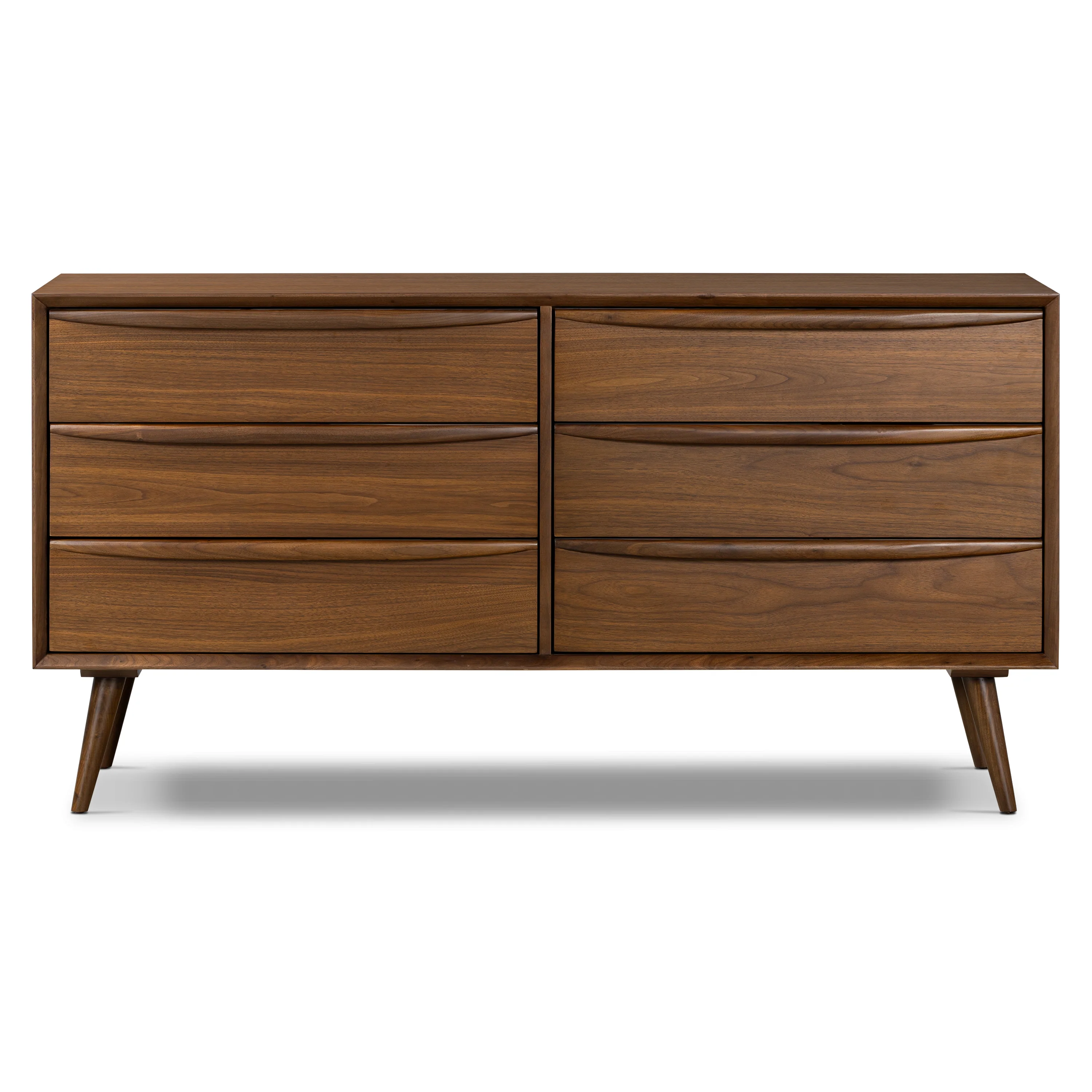 Cura 6 Drawer Dresser | Walnut - Image 4