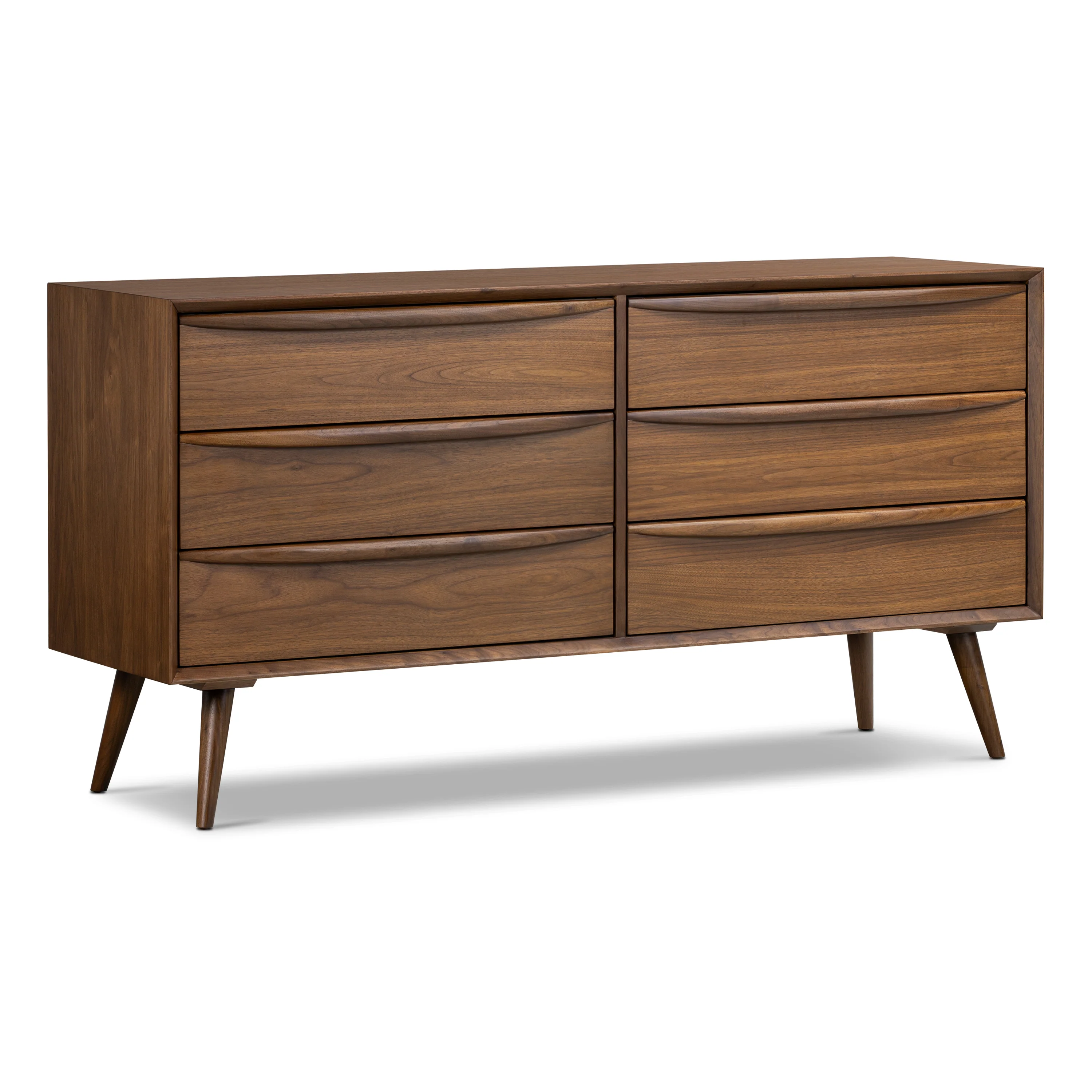 Cura 6 Drawer Dresser | Walnut - Image 5