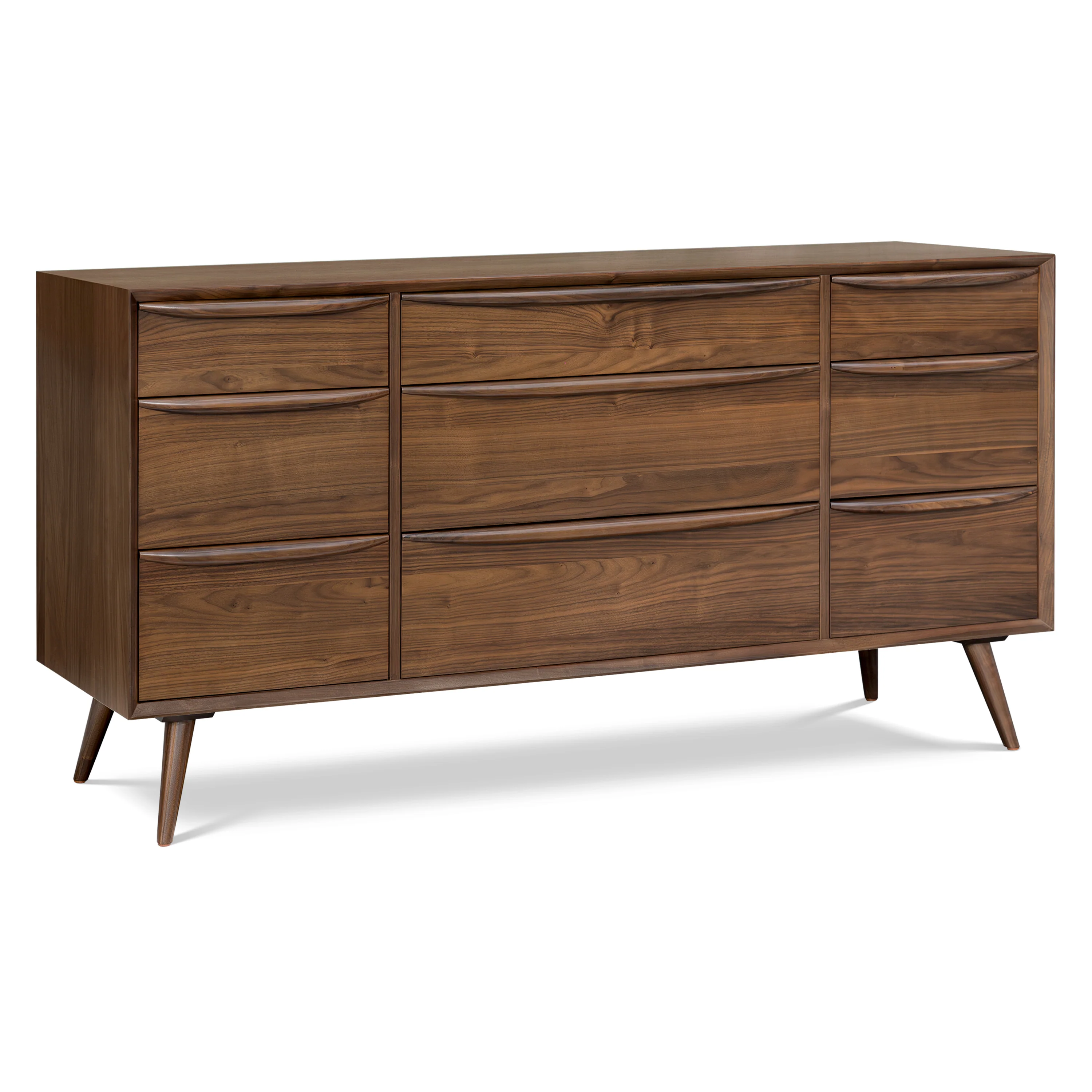 Cura 9 Drawer Dresser | Walnut - Image 4