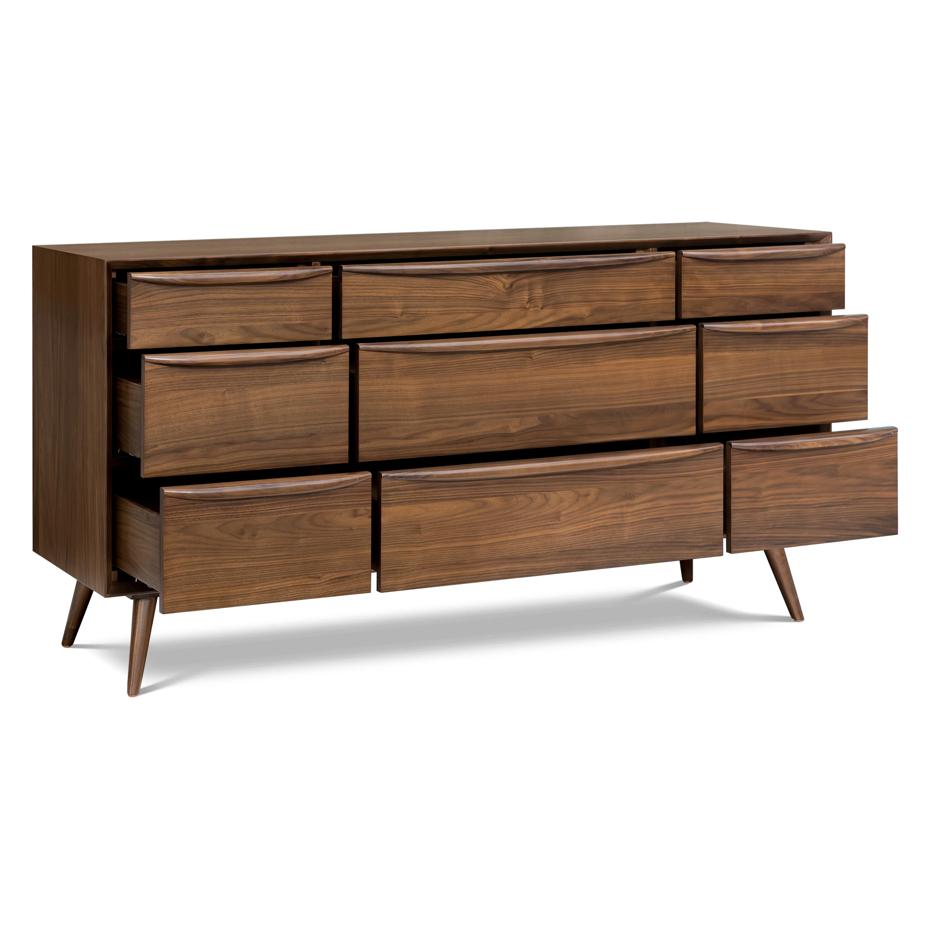 Cura 9 Drawer Dresser | Walnut - Image 5