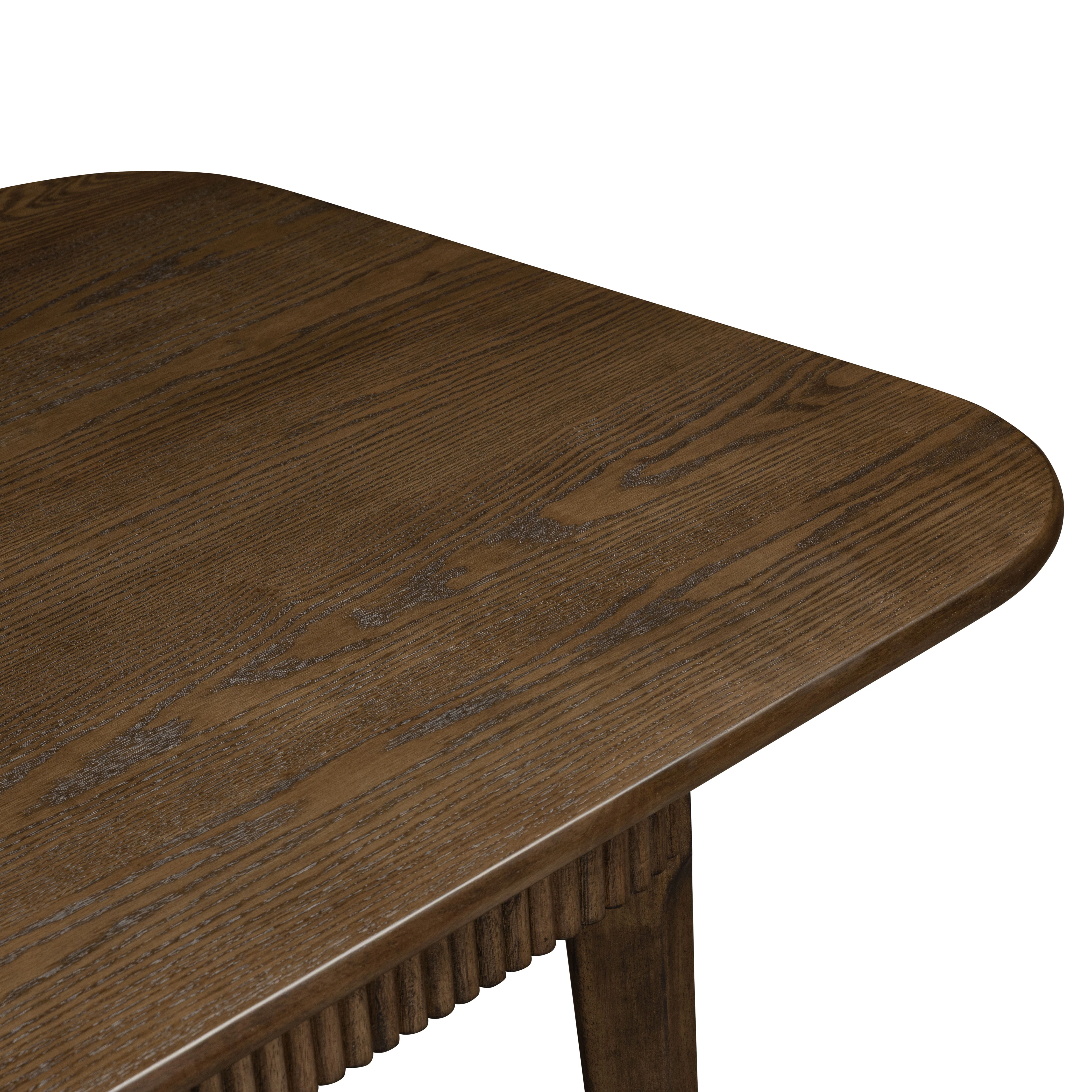 Deja Extension Dining Table (90" - 112") | Tundra Brown - Image 11