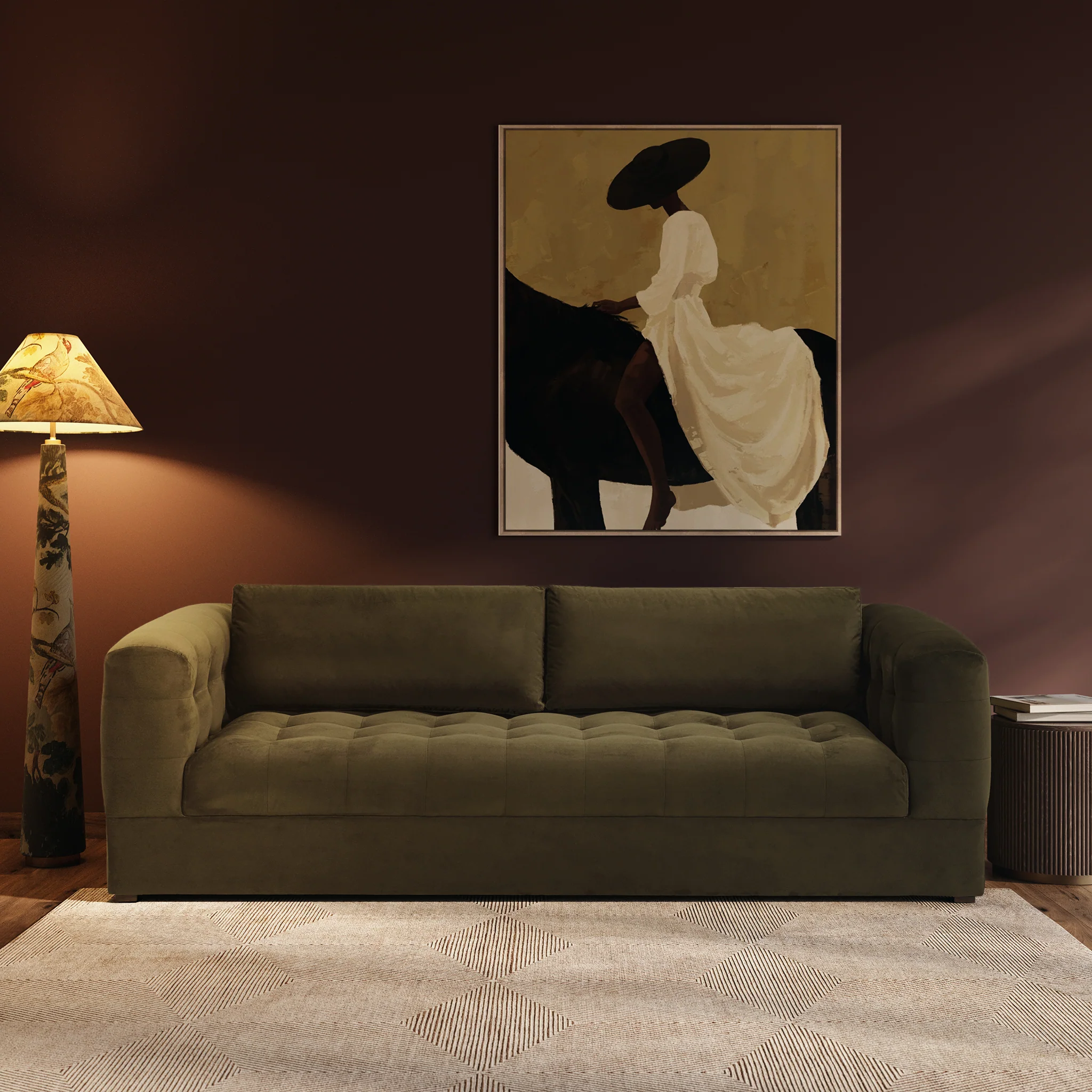 Duke 95" Sofa | Avocado Green - Image 2