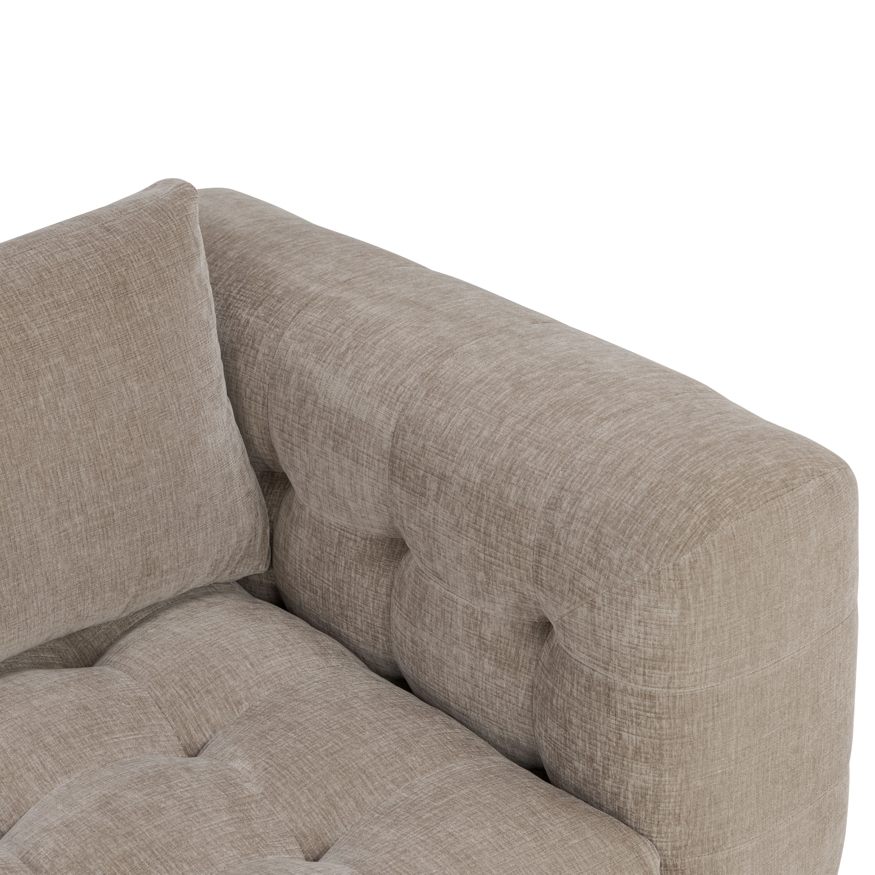 Duke 95" Sofa | Taupe Brown - Image 14