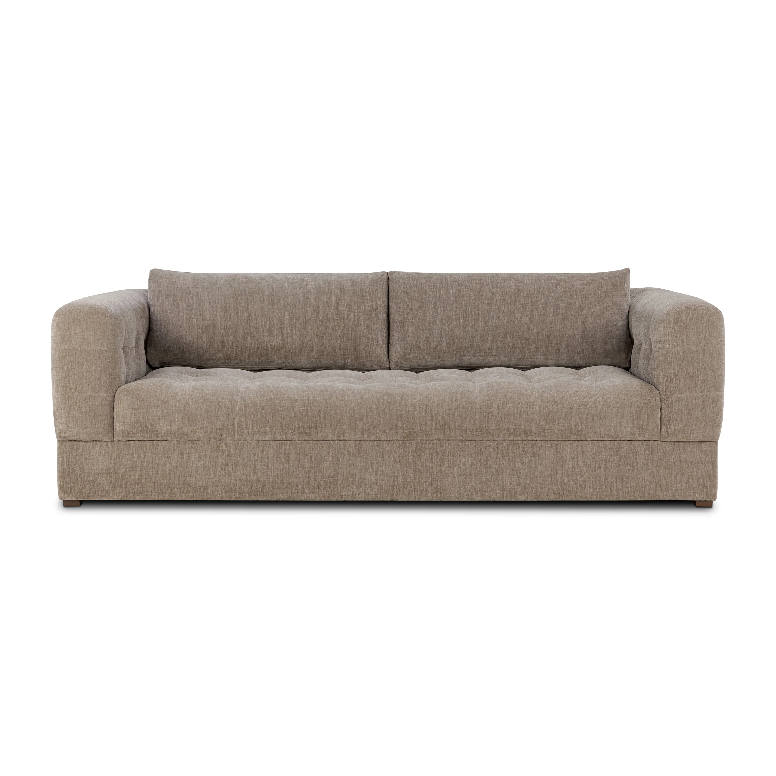 Duke 95" Sofa | Taupe Brown - Image 4